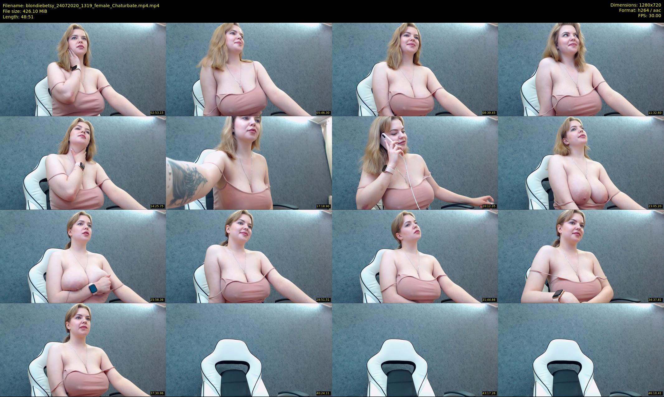 blondiebetsy — 49 minute Chaturbate female cam show recording, 720p, Jul 24, 2020