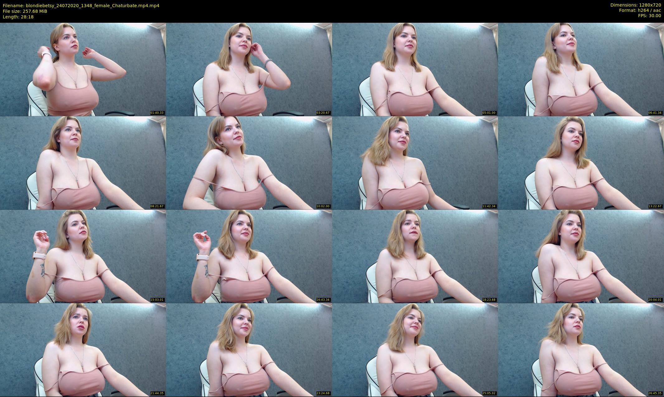 blondiebetsy — 29 minute Chaturbate female cam show recording, 720p, Jul 24, 2020