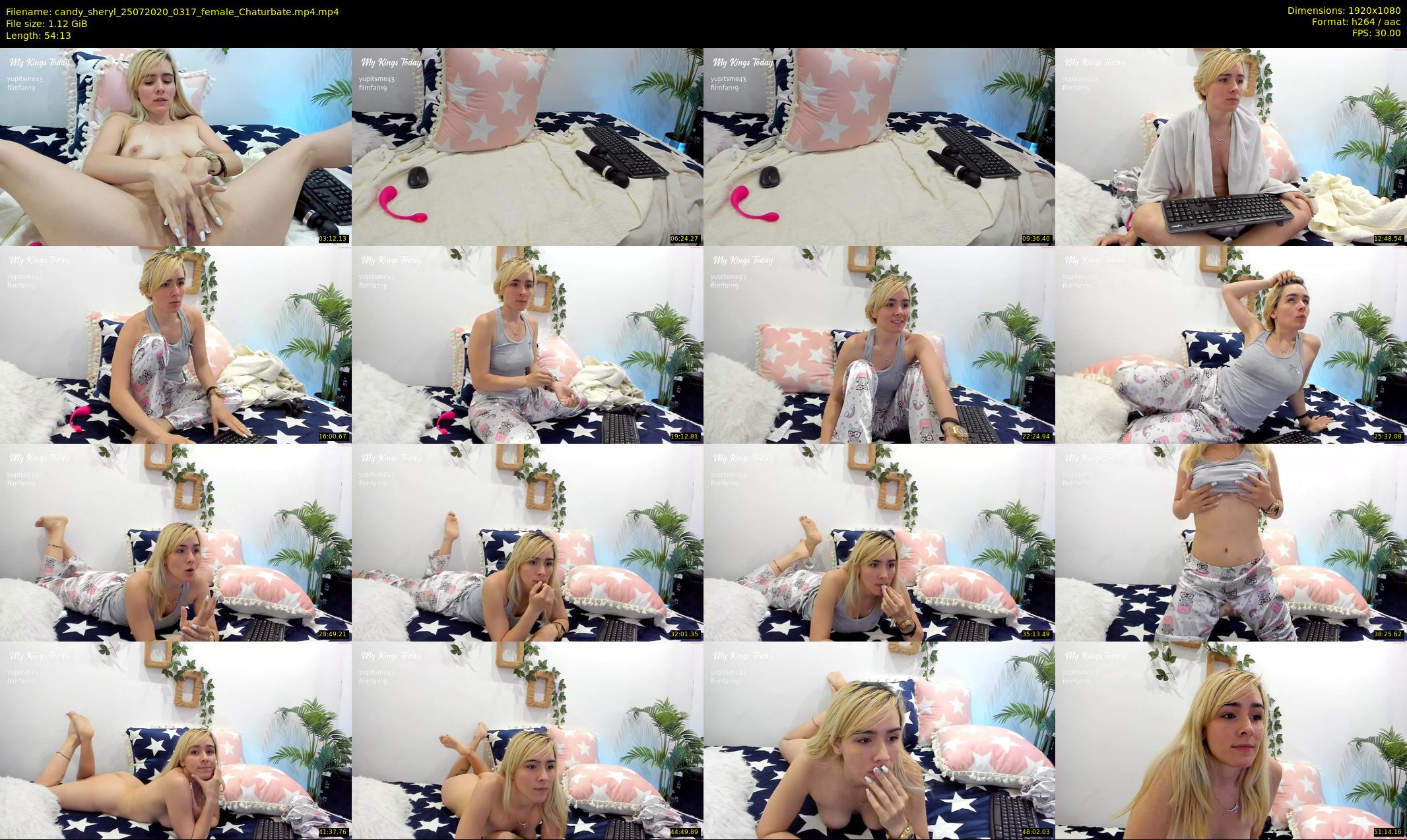candy_sheryl — 55 minute Chaturbate female cam show recording, 1080p, Jul 25, 2020