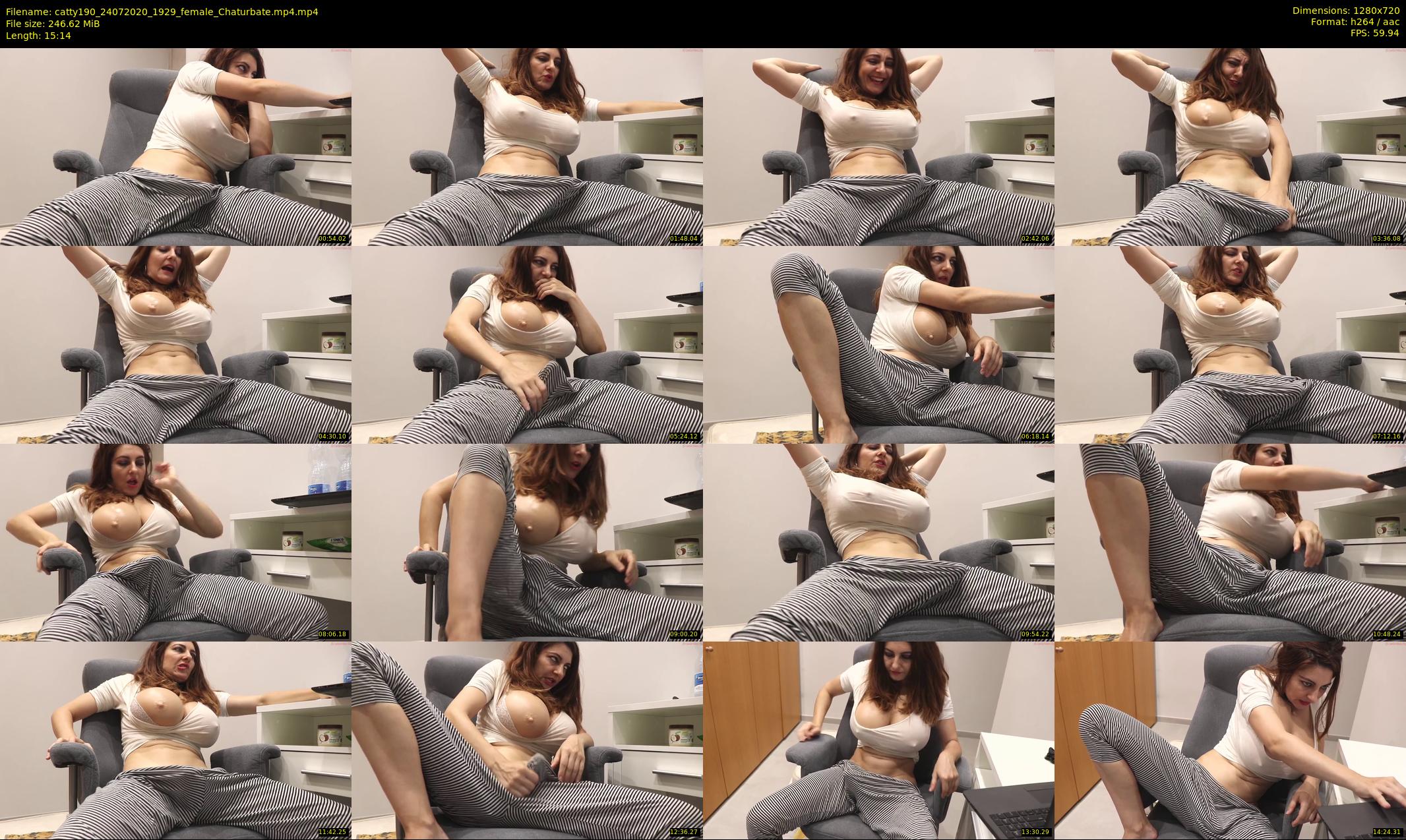 catty190 — 16 minute Chaturbate female cam show recording, 720p, Jul 24, 2020