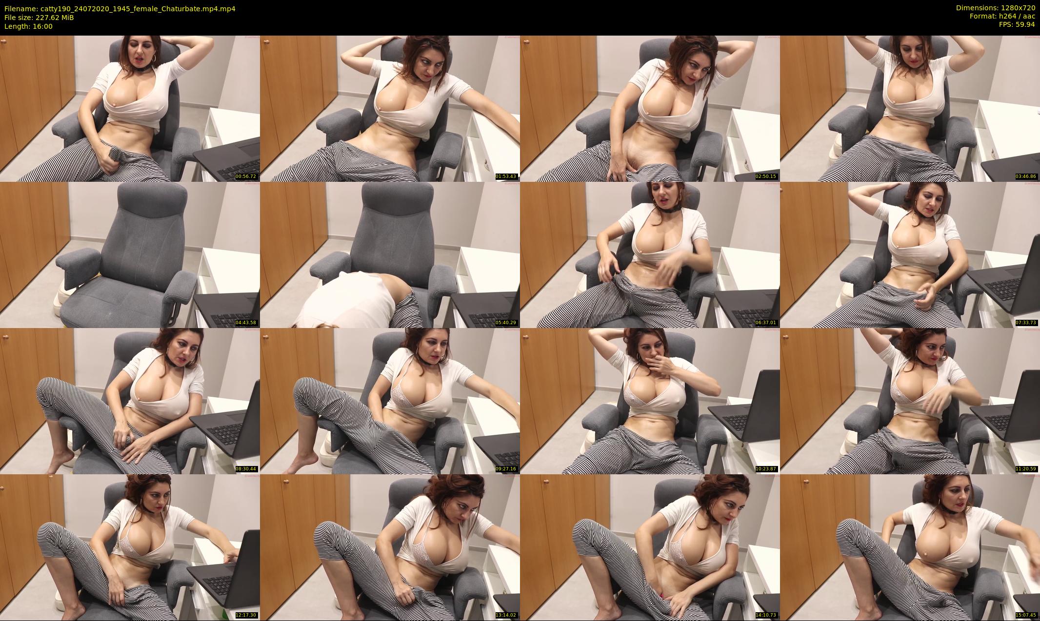 catty190 — 16 minute Chaturbate female cam show recording, 720p, Jul 24, 2020