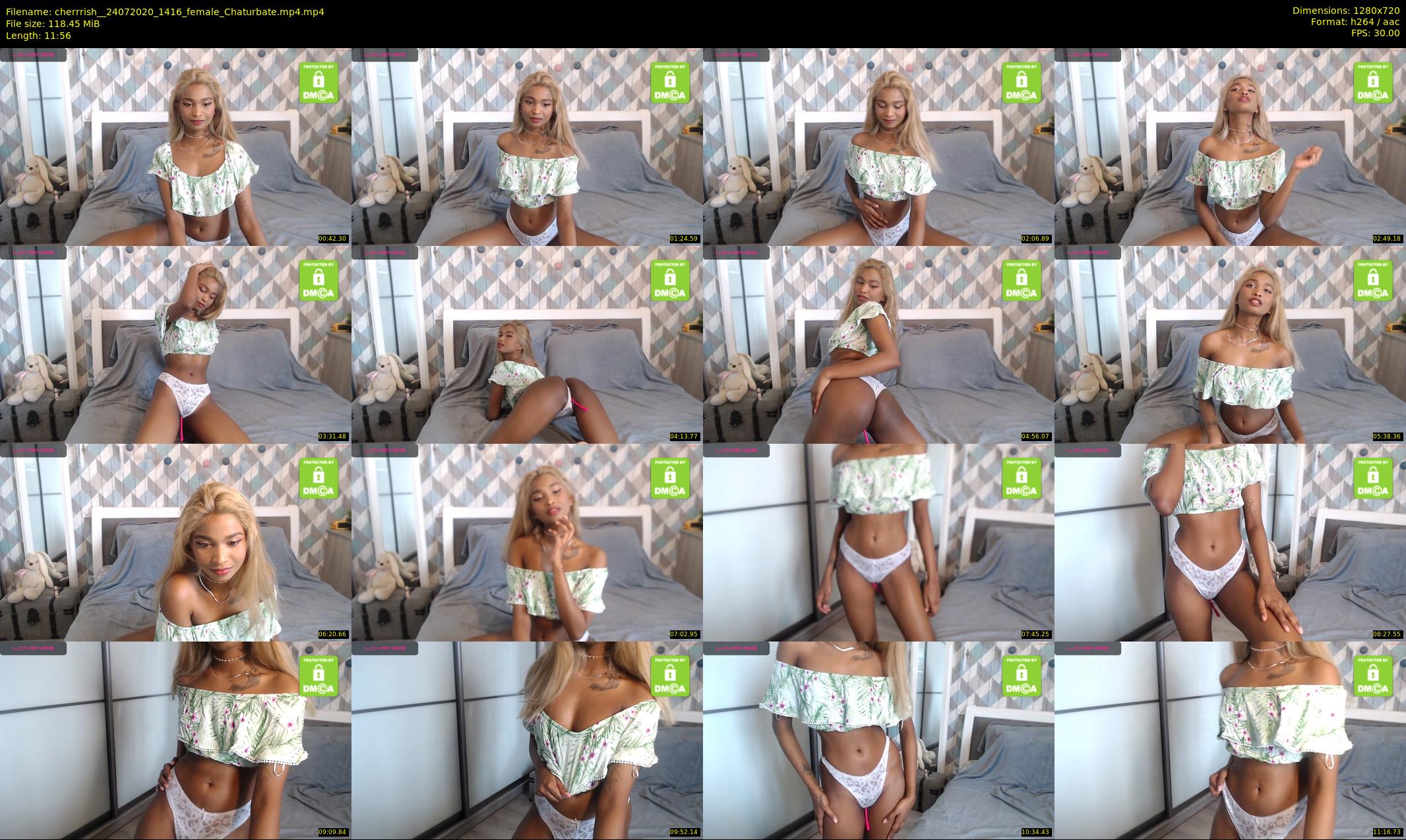 cherrrish_ — 12 minute Chaturbate female cam show recording, 720p, Jul 24, 2020