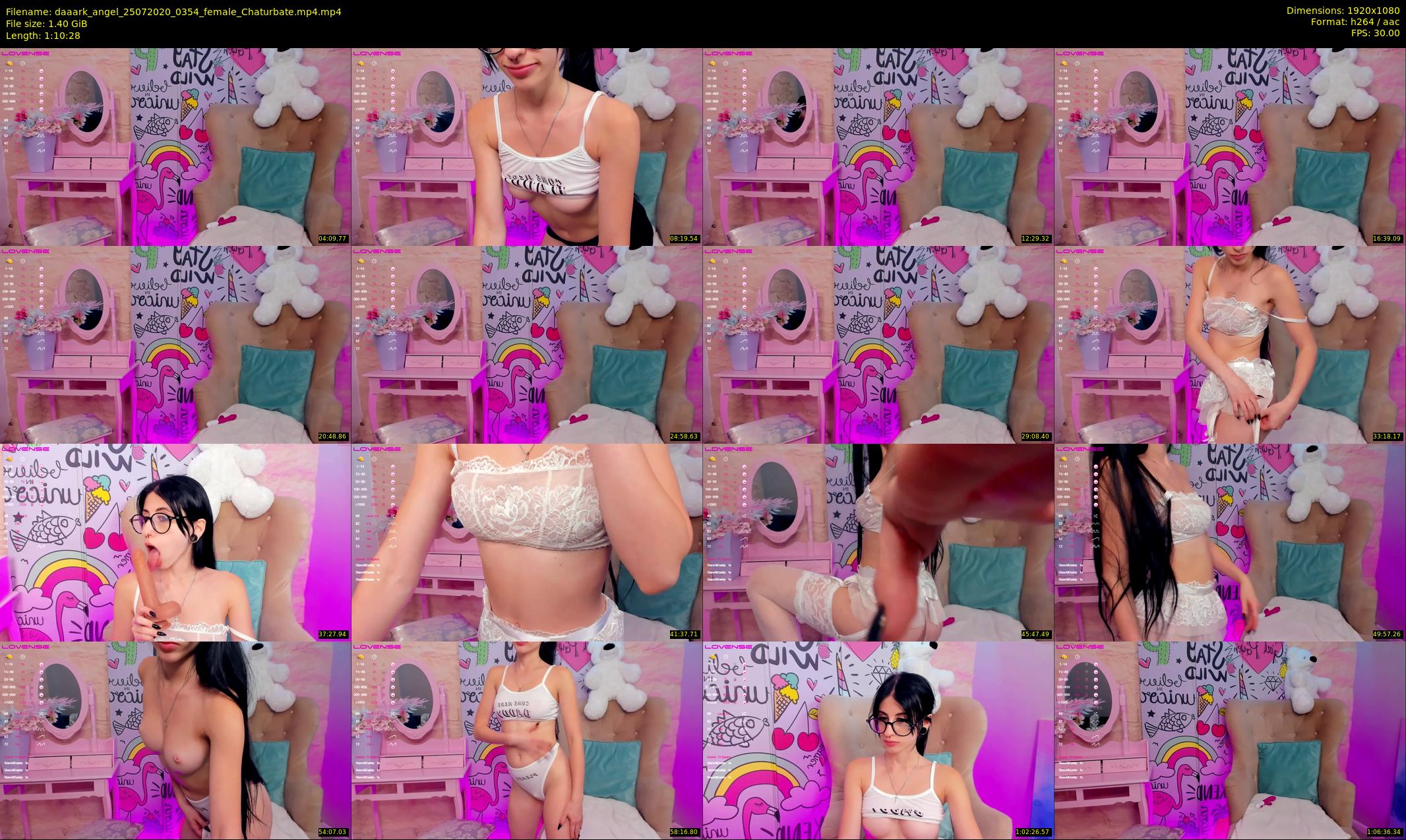 daaark_angel — 71 minute Chaturbate female cam show recording, 1080p, Jul 25, 2020
