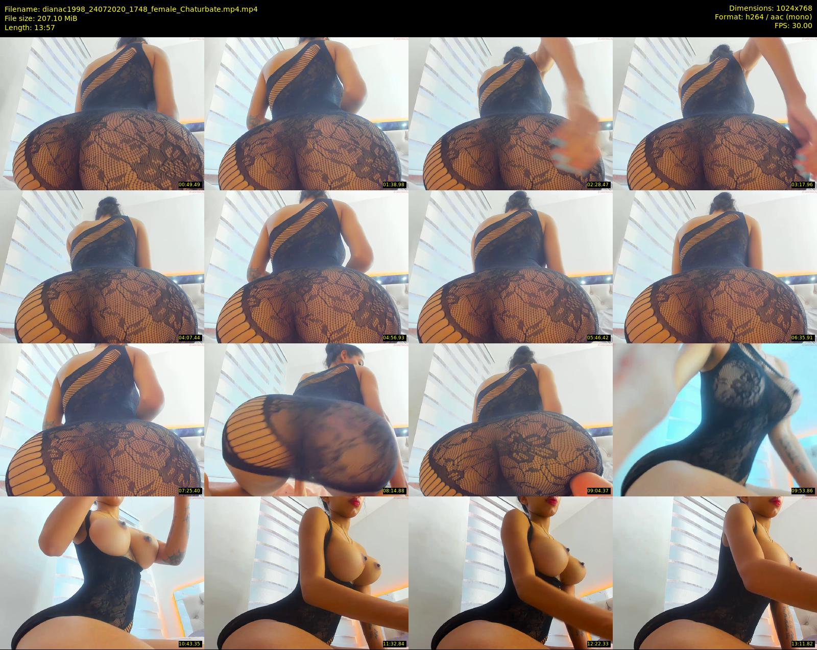 dianac1998 — 14 minute Chaturbate female cam show recording, 720p, Jul 24, 2020