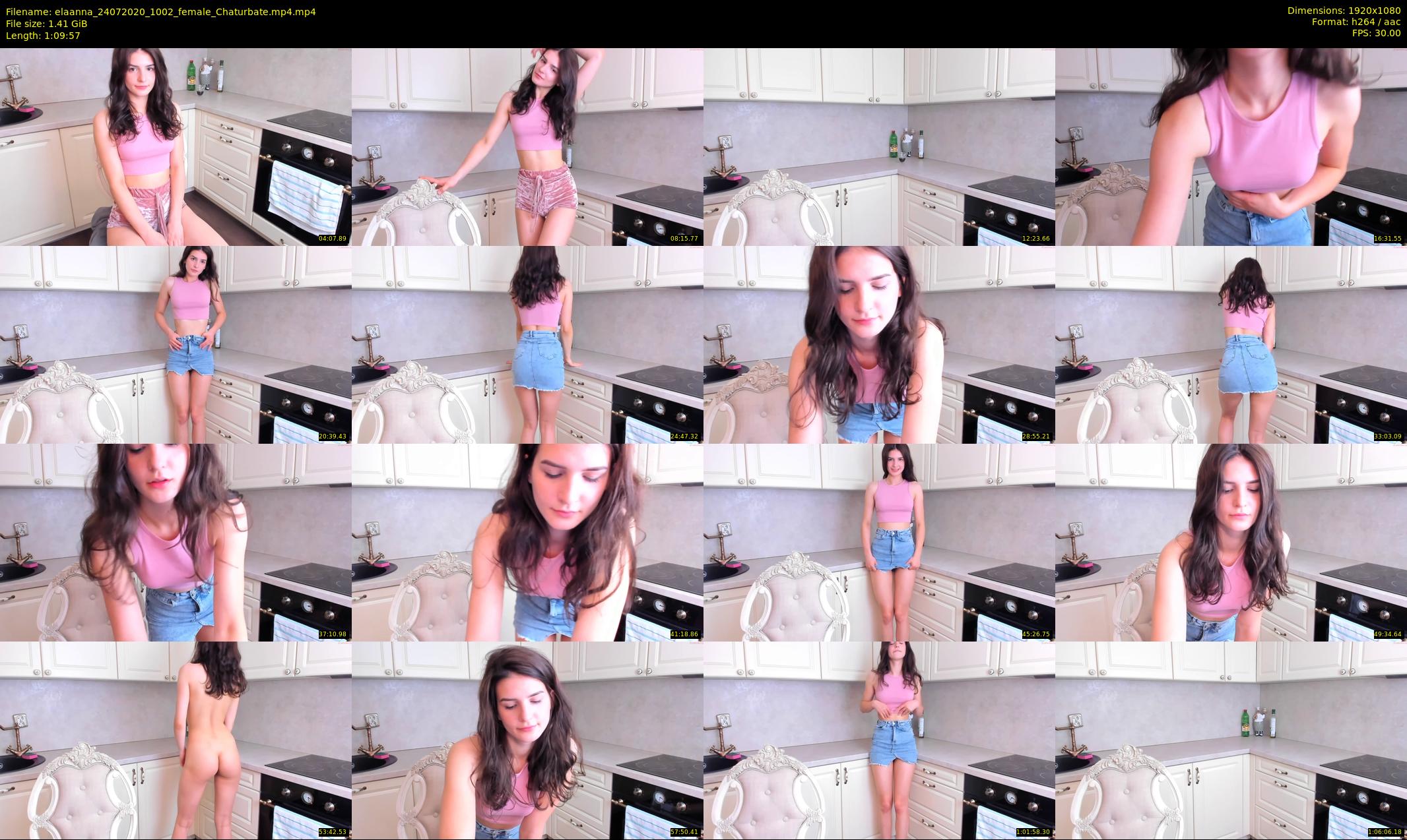 elaanna — 70 minute Chaturbate female cam show recording, 1080p, Jul 24, 2020