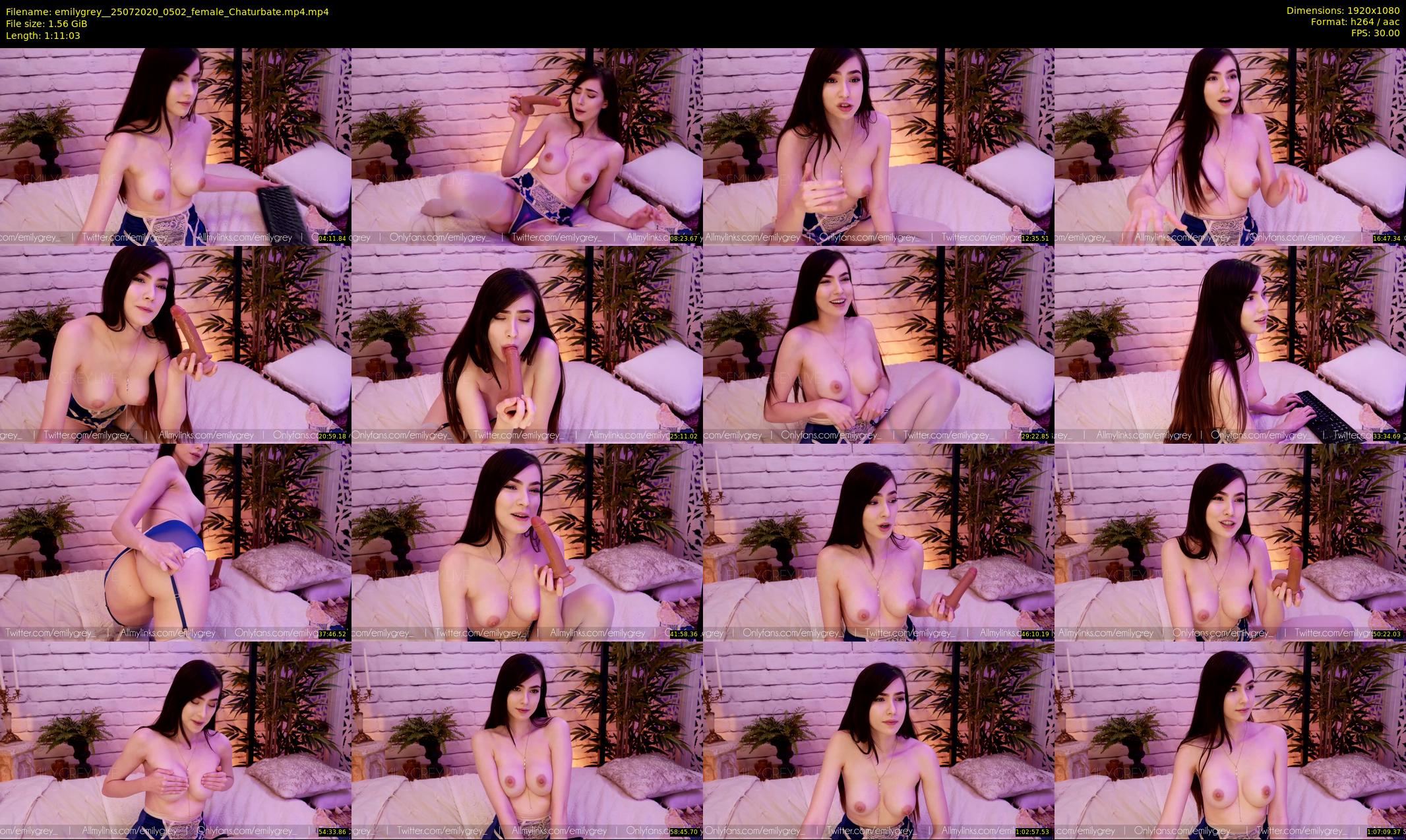 emilygrey_ — 72 minute Chaturbate female cam show recording, 1080p, Jul 25, 2020