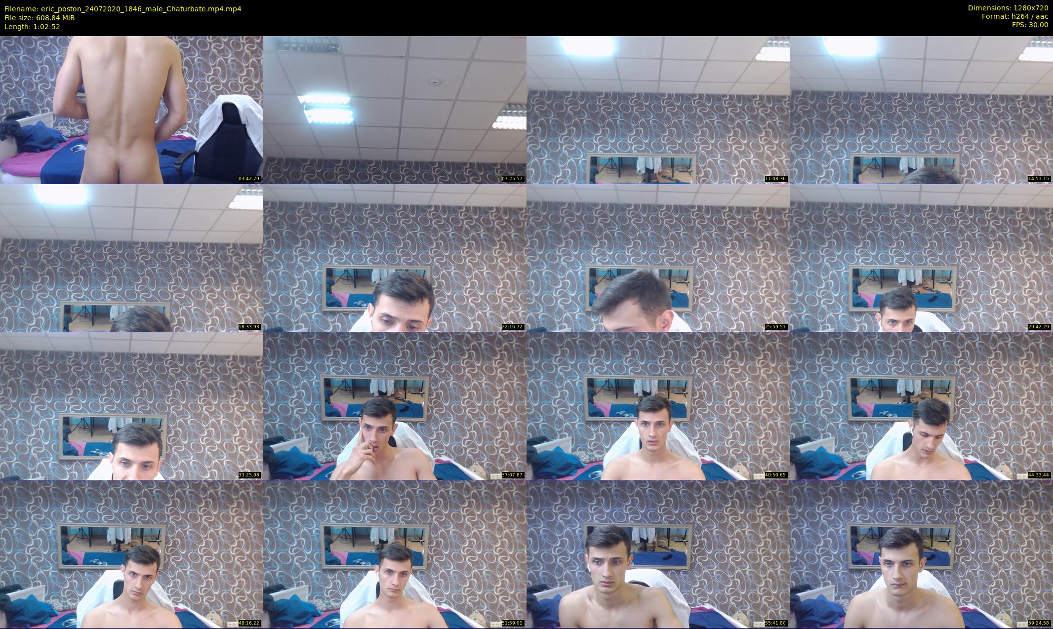 eric_poston — 63 minute Chaturbate male cam show recording, 720p, Jul 24, 2020