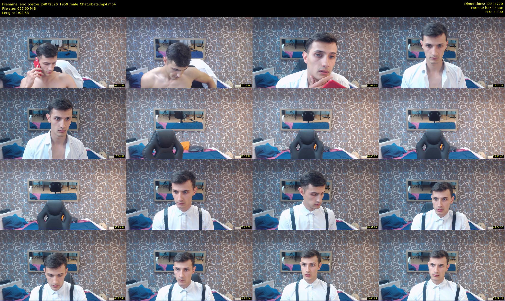 eric_poston — 63 minute Chaturbate male cam show recording, 720p, Jul 24, 2020