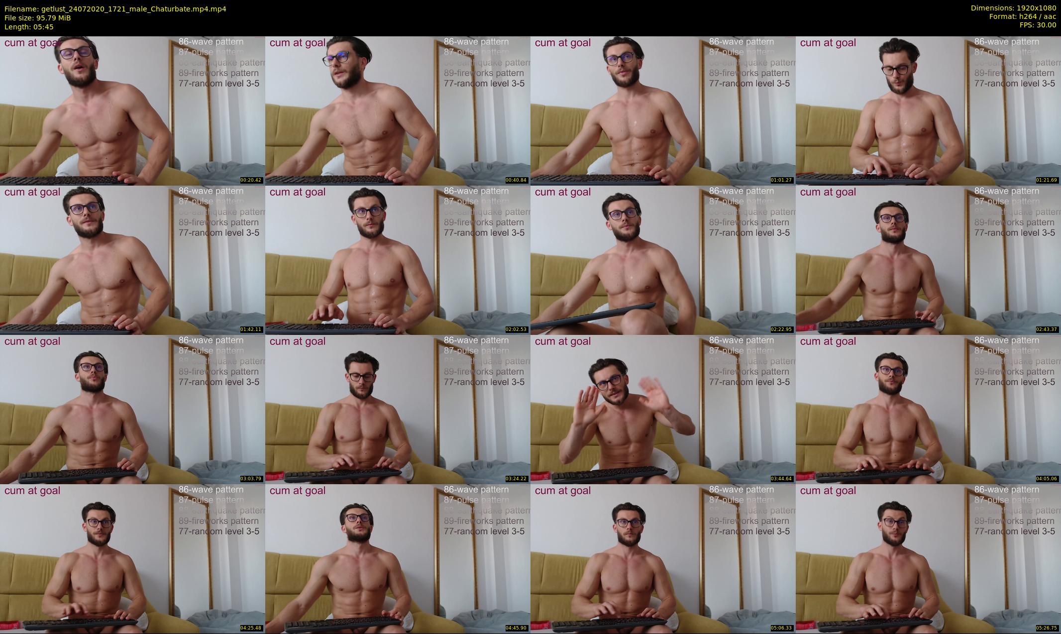 getlust — 6 minute Chaturbate male cam show recording, 1080p, Jul 24, 2020
