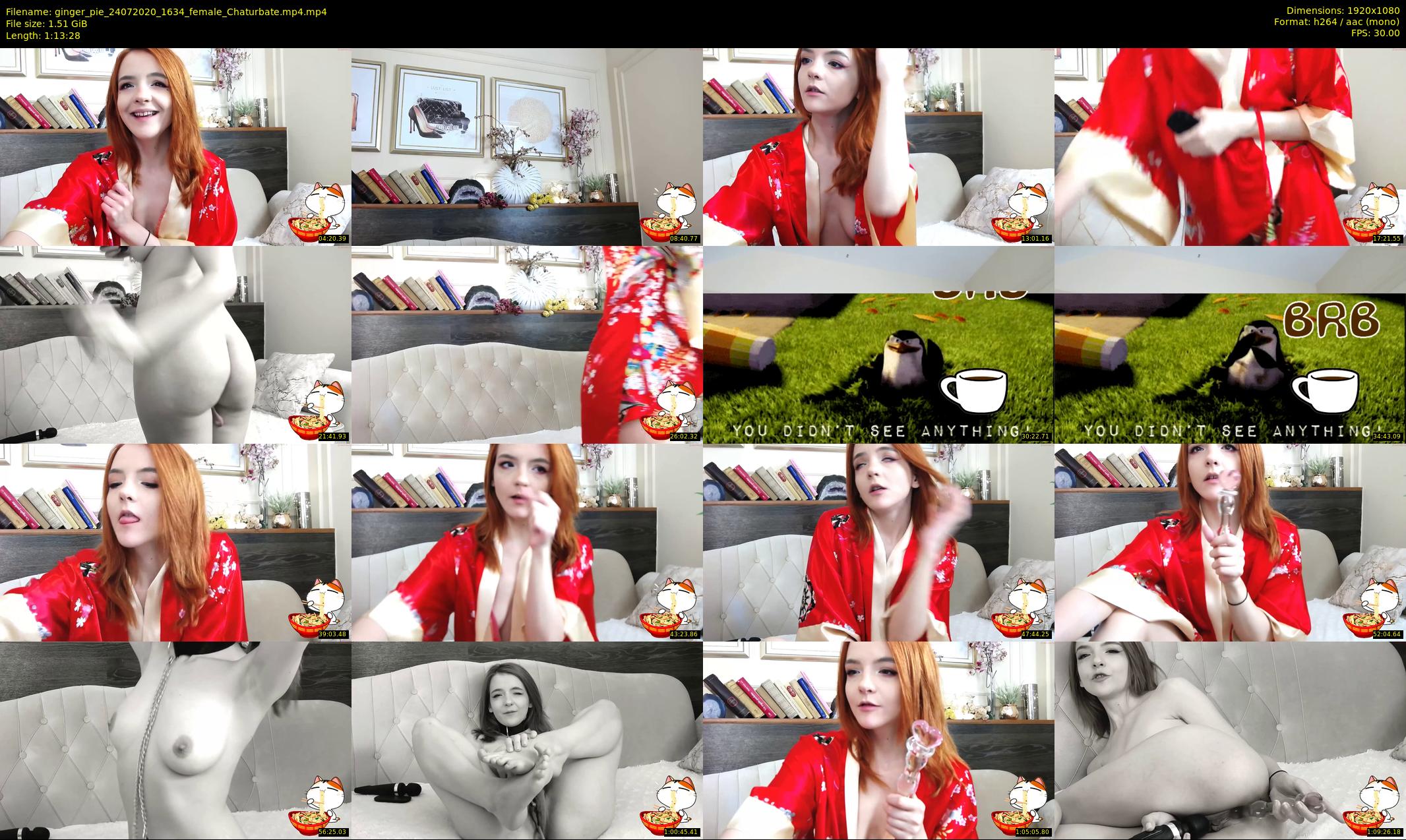 ginger_pie — 74 minute Chaturbate female cam show recording, 1080p, Jul 24, 2020