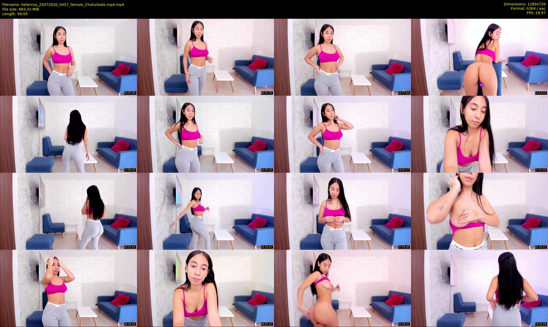 helenrus — 59 minute Chaturbate female cam show recording, 720p, Jul 25, 2020