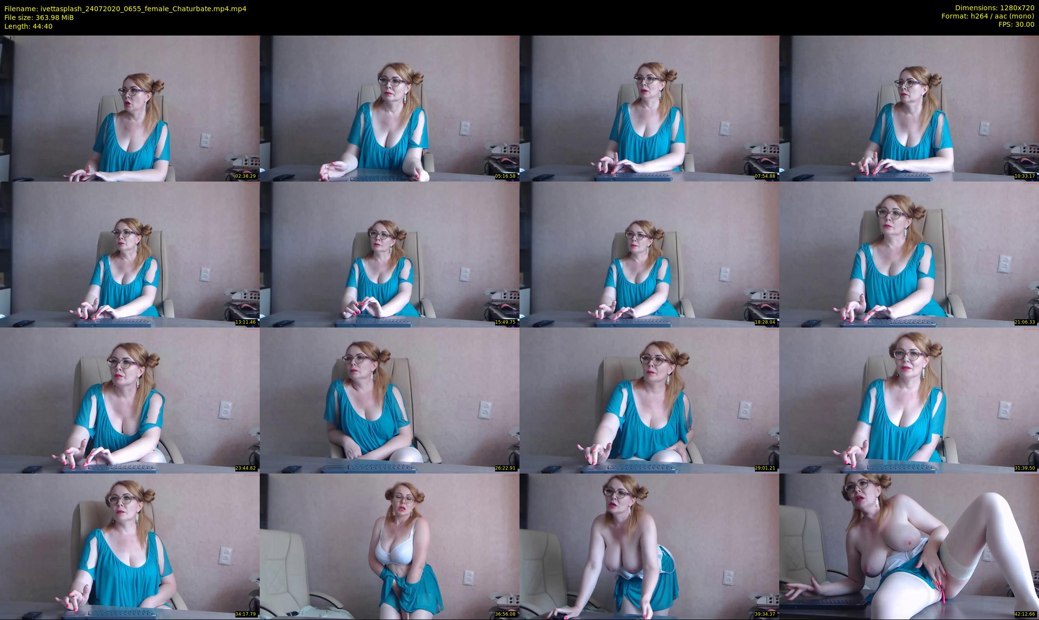 ivettasplash — 45 minute Chaturbate female cam show recording, 720p, Jul 24, 2020