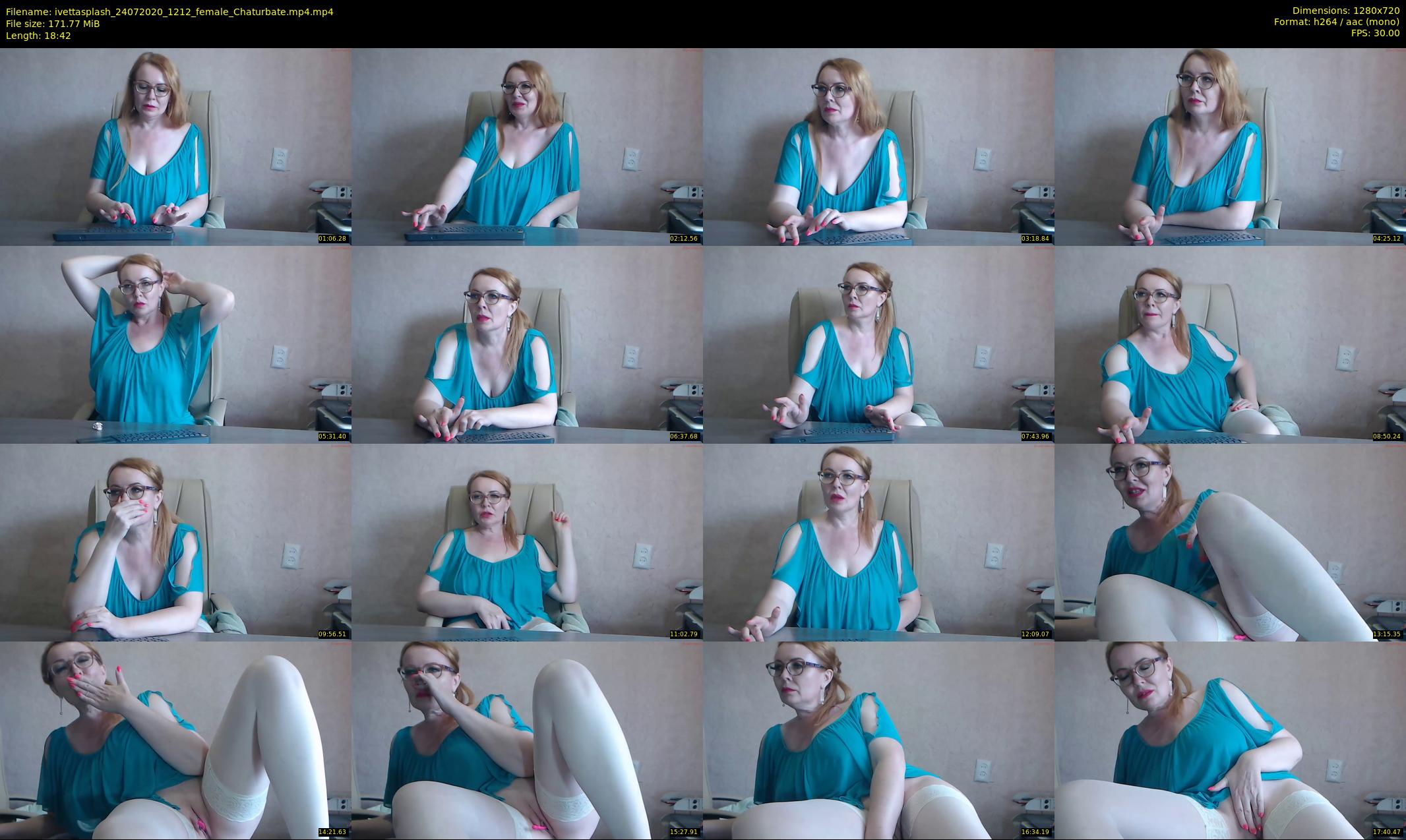 ivettasplash — 19 minute Chaturbate female cam show recording, 720p, Jul 24, 2020