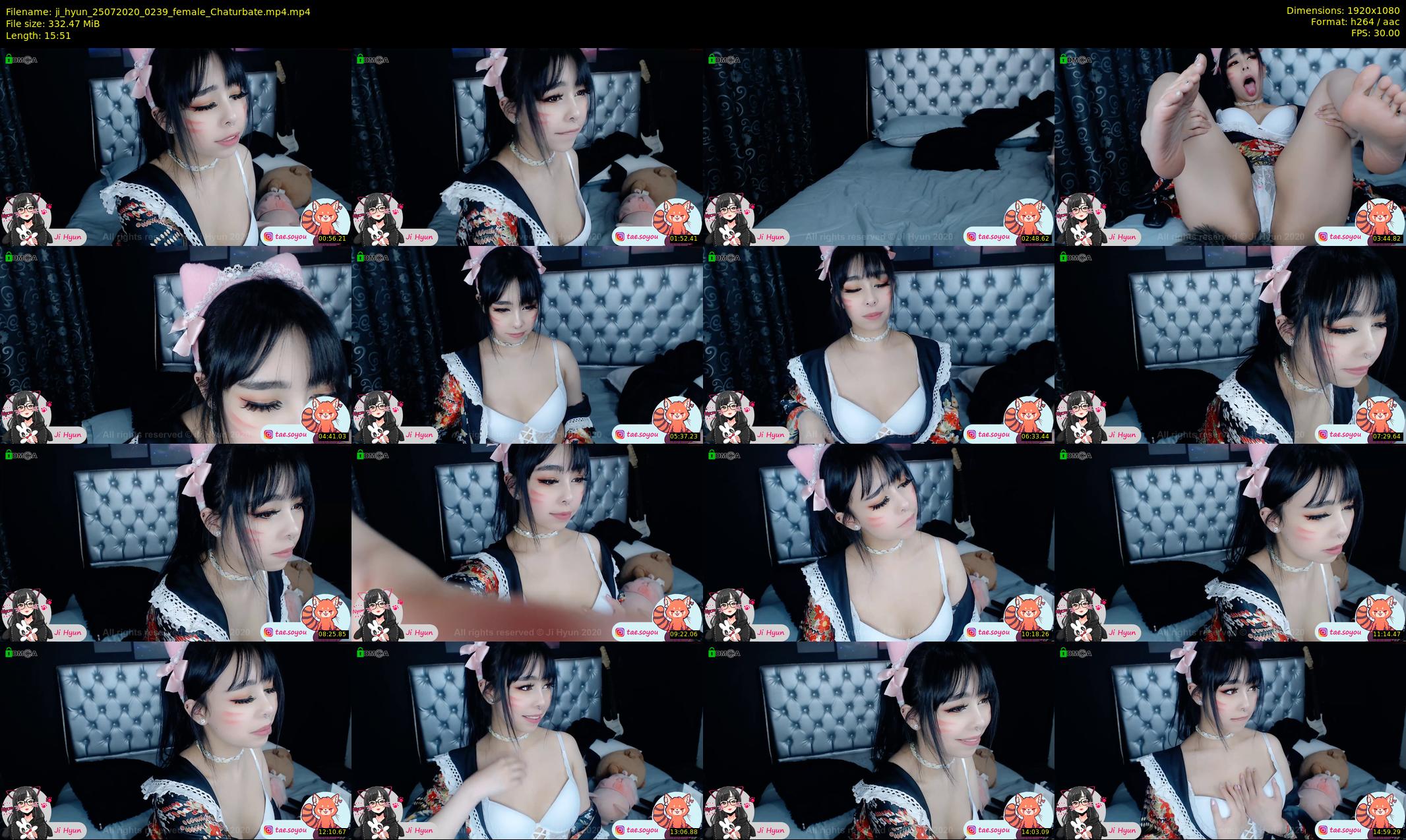 ji_hyun — 16 minute Chaturbate female cam show recording, 1080p, Jul 25, 2020