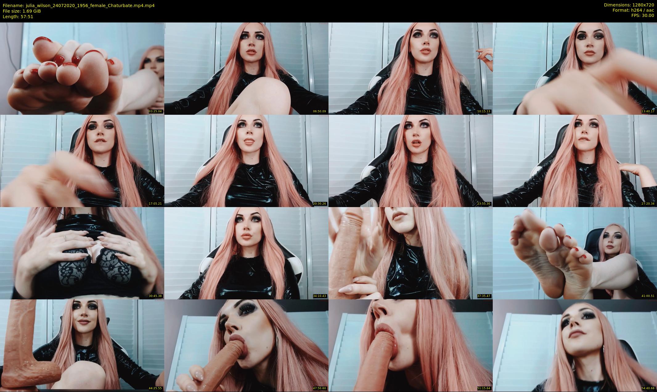 julia_wilson — 58 minute Chaturbate female cam show recording, 720p, Jul 24, 2020