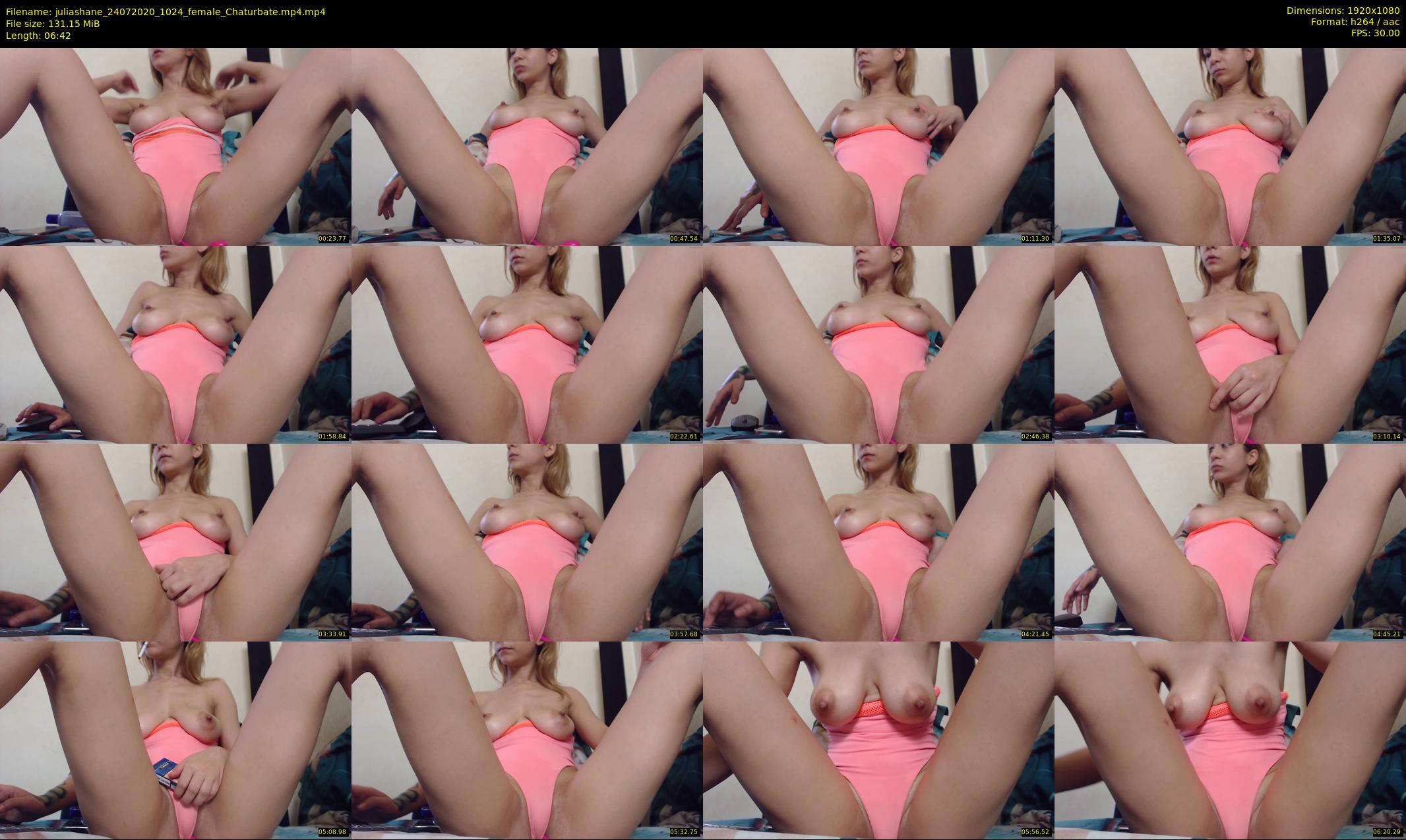 juliashane — 7 minute Chaturbate female cam show recording, 1080p, Jul 24, 2020