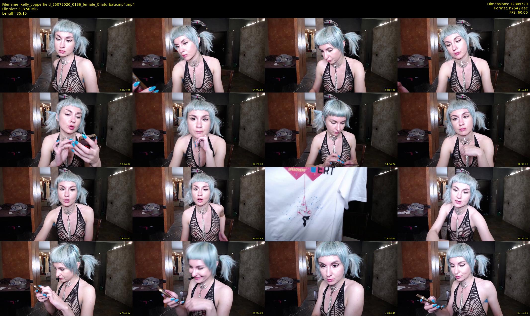 kelly_copperfield — 36 minute Chaturbate female cam show recording, 720p, Jul 25, 2020