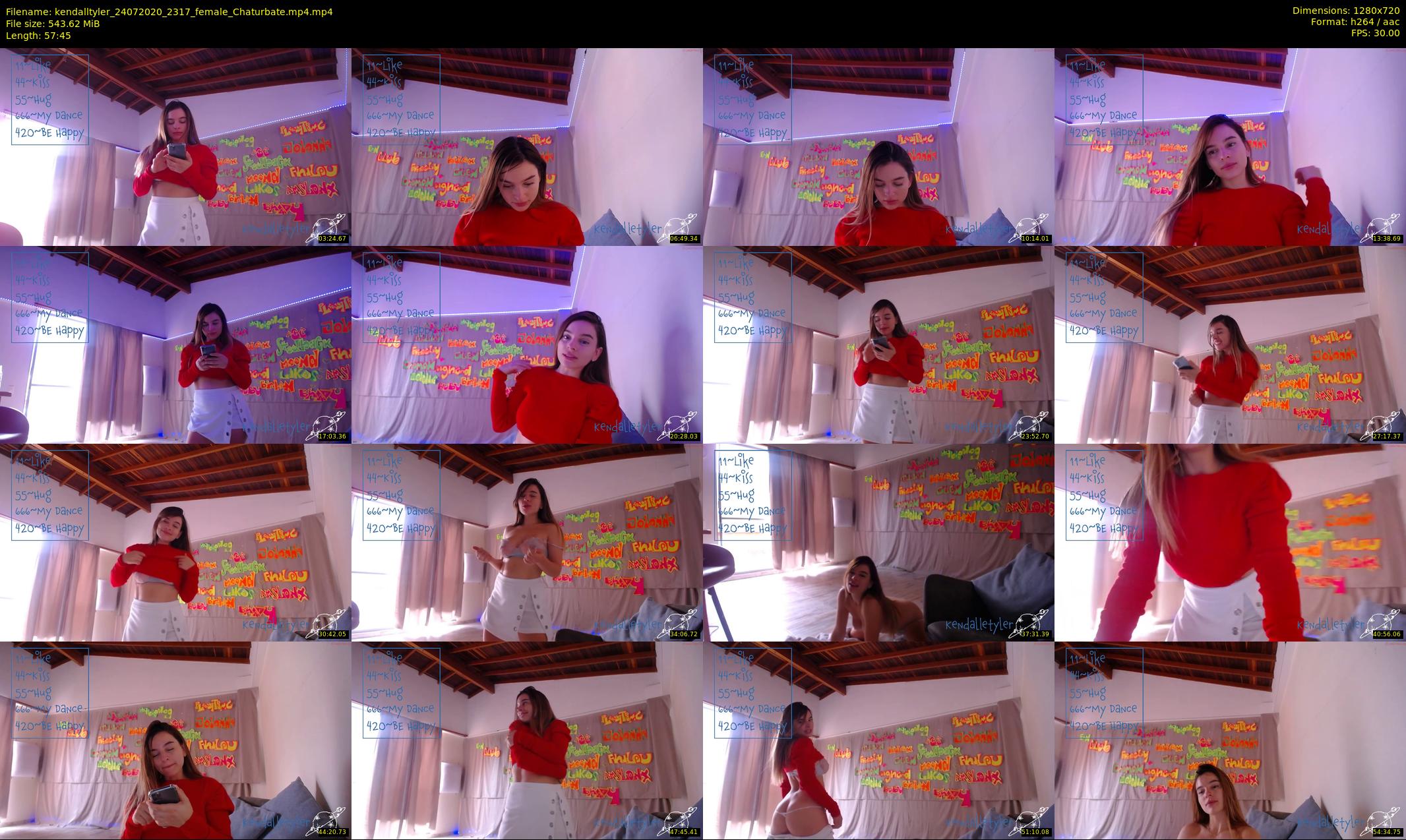 kendalltyler — 58 minute Chaturbate female cam show recording, 720p, Jul 24, 2020
