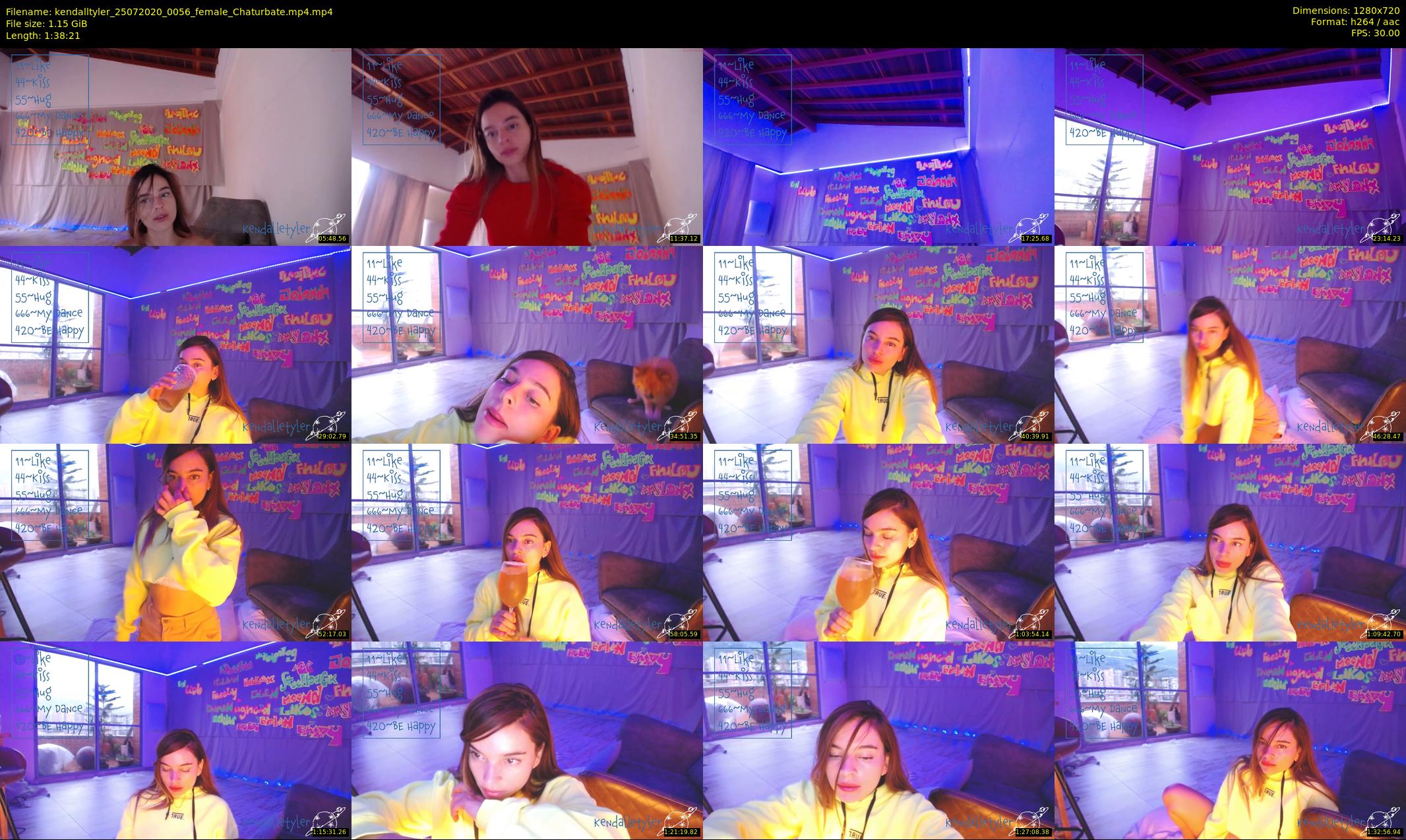 kendalltyler — 99 minute Chaturbate female cam show recording, 720p, Jul 25, 2020