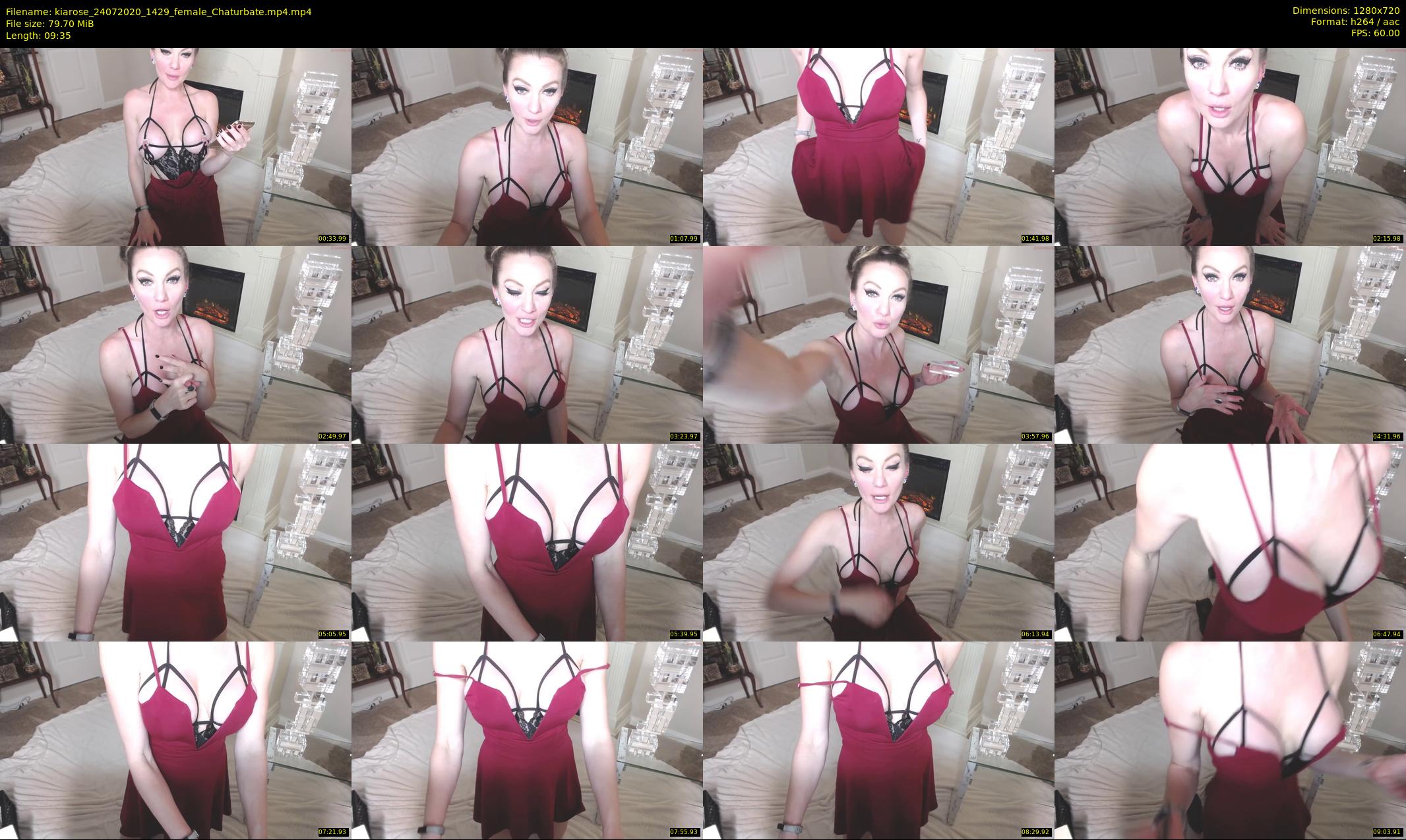 kiarose — 10 minute Chaturbate female cam show recording, 720p, Jul 24, 2020