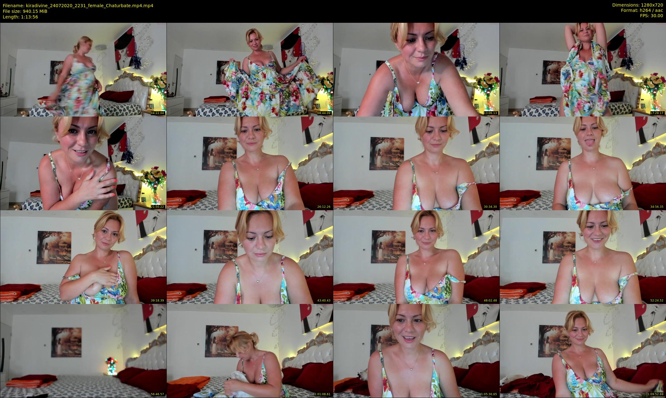 kiradivine — 74 minute Chaturbate female cam show recording, 720p, Jul 24, 2020