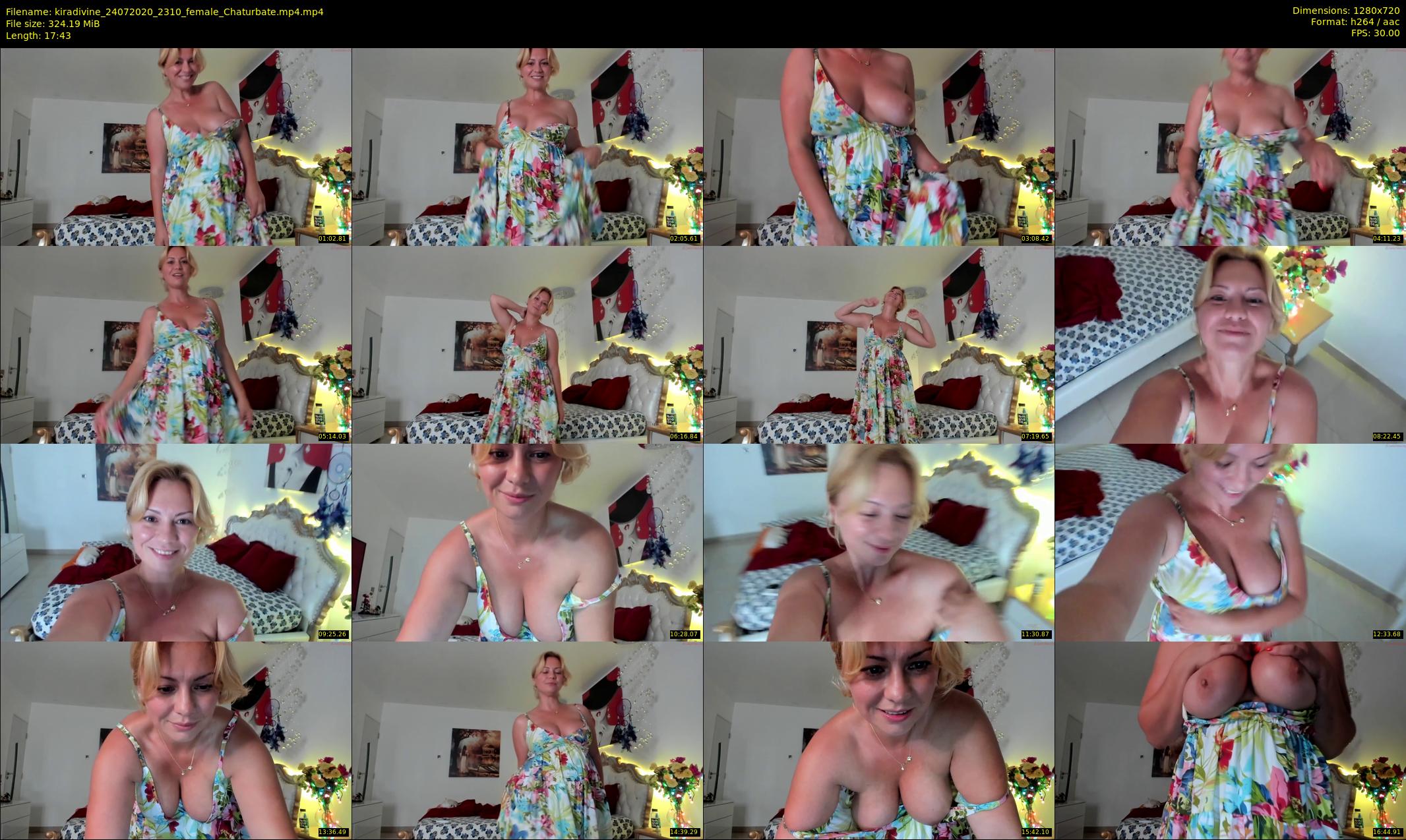 kiradivine — 18 minute Chaturbate female cam show recording, 720p, Jul 24, 2020