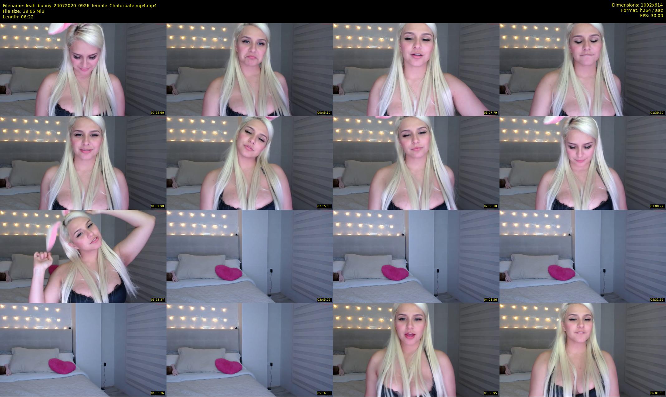 leah_bunny — 7 minute Chaturbate female cam show recording, 480p, Jul 24, 2020