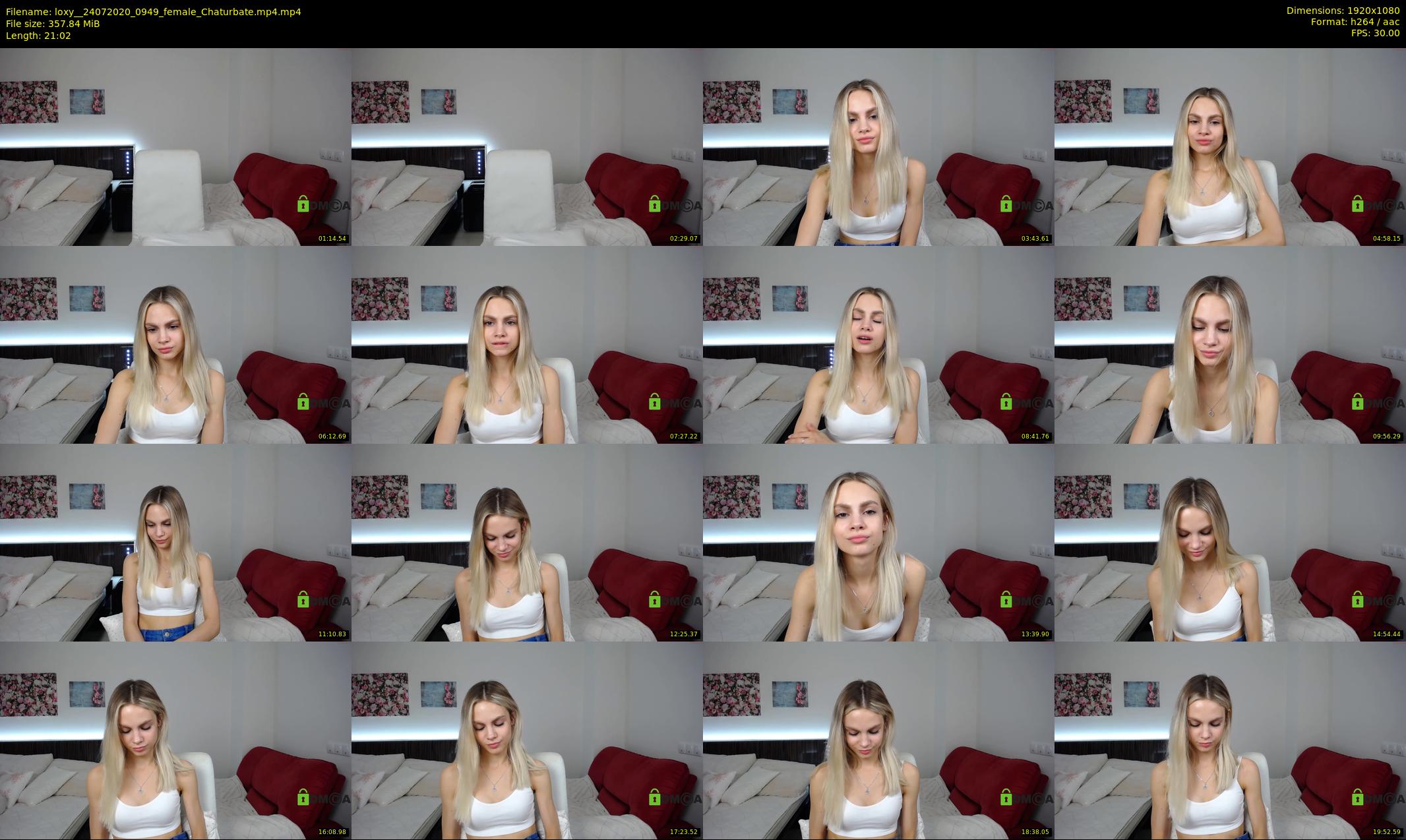 loxy_ — 22 minute Chaturbate female cam show recording, 1080p, Jul 24, 2020
