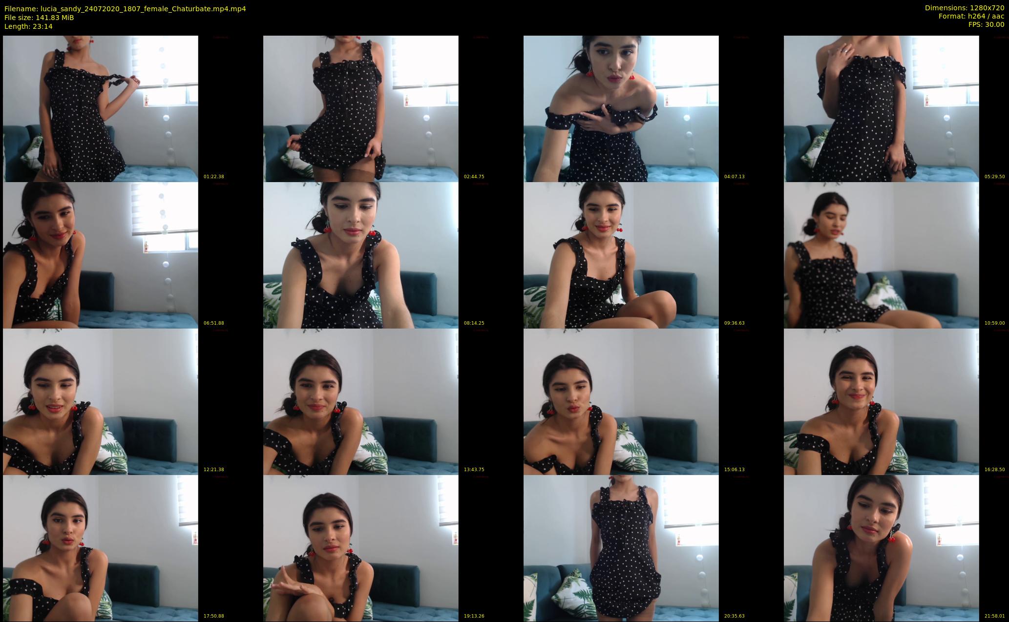 lucia_sandy — 24 minute Chaturbate female cam show recording, 720p, Jul 24, 2020