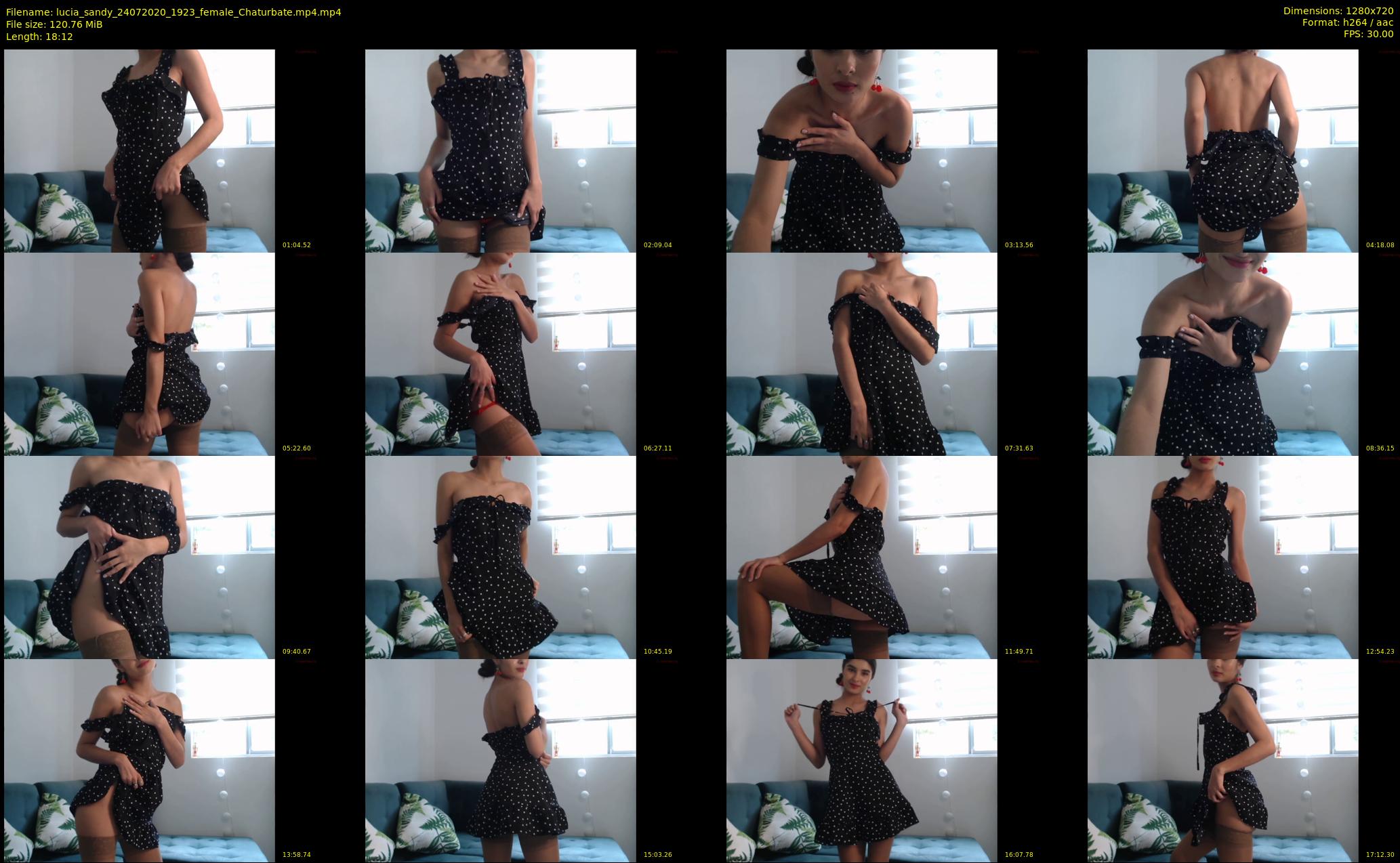 lucia_sandy — 19 minute Chaturbate female cam show recording, 720p, Jul 24, 2020