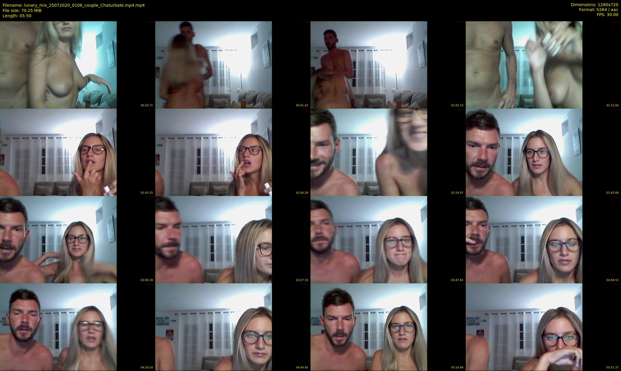 lunary_mix — 6 minute Chaturbate couple cam show recording, 720p, Jul 25, 2020