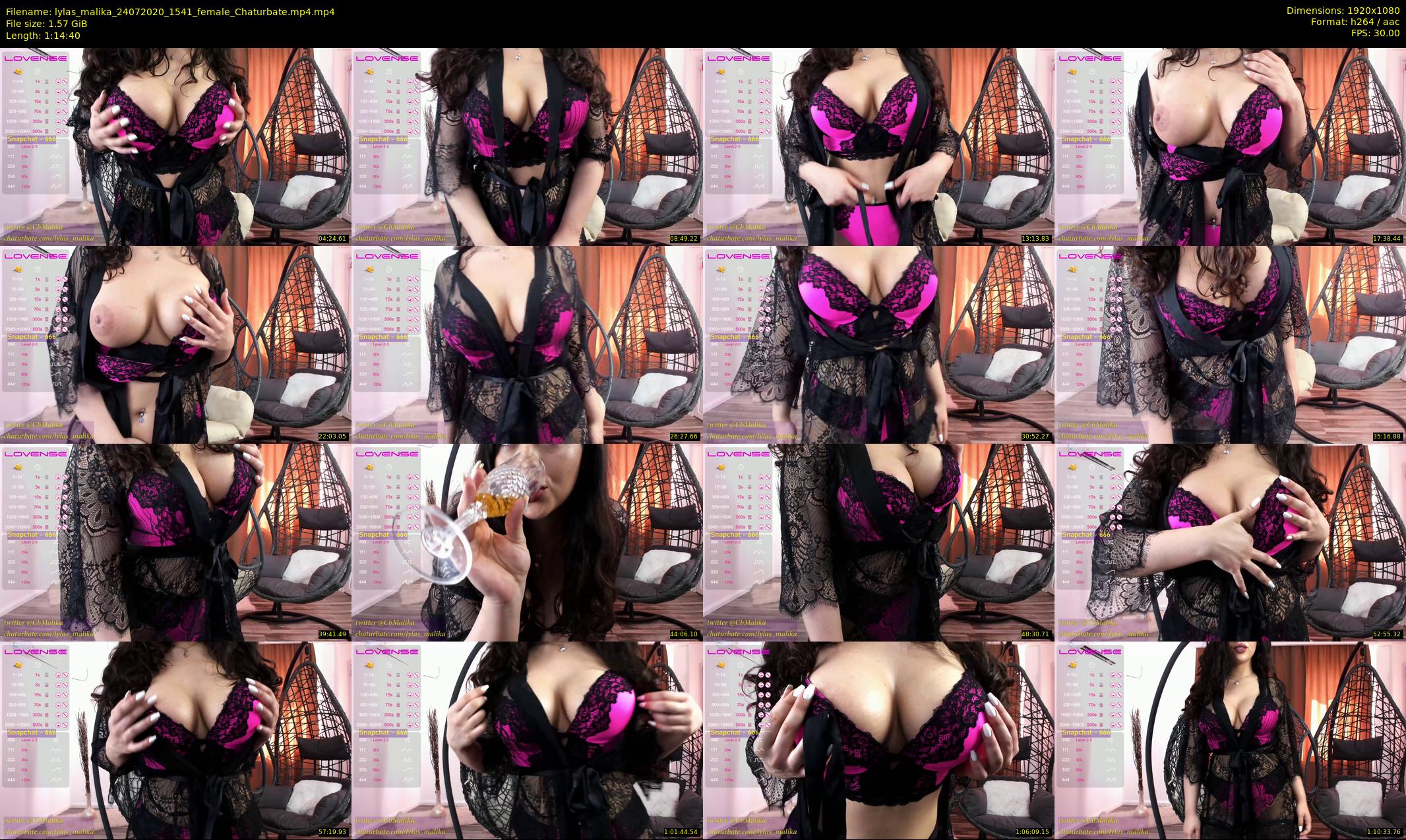 lylas_malika — 75 minute Chaturbate female cam show recording, 1080p, Jul 24, 2020
