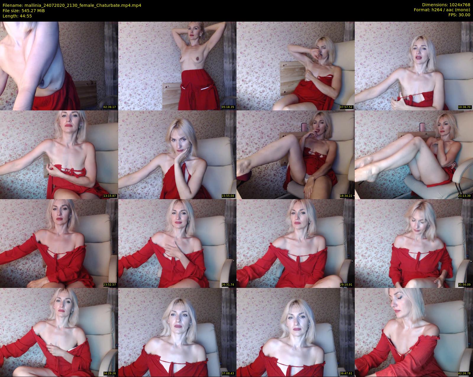 mallinia — 45 minute Chaturbate female cam show recording, 720p, Jul 24, 2020