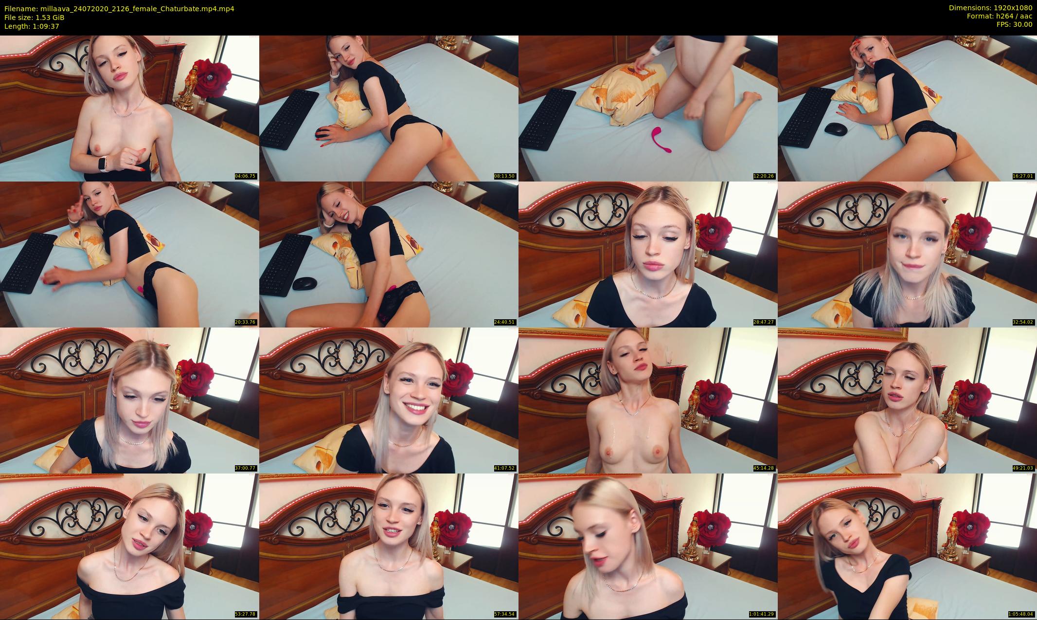 millaava — 70 minute Chaturbate female cam show recording, 1080p, Jul 24, 2020
