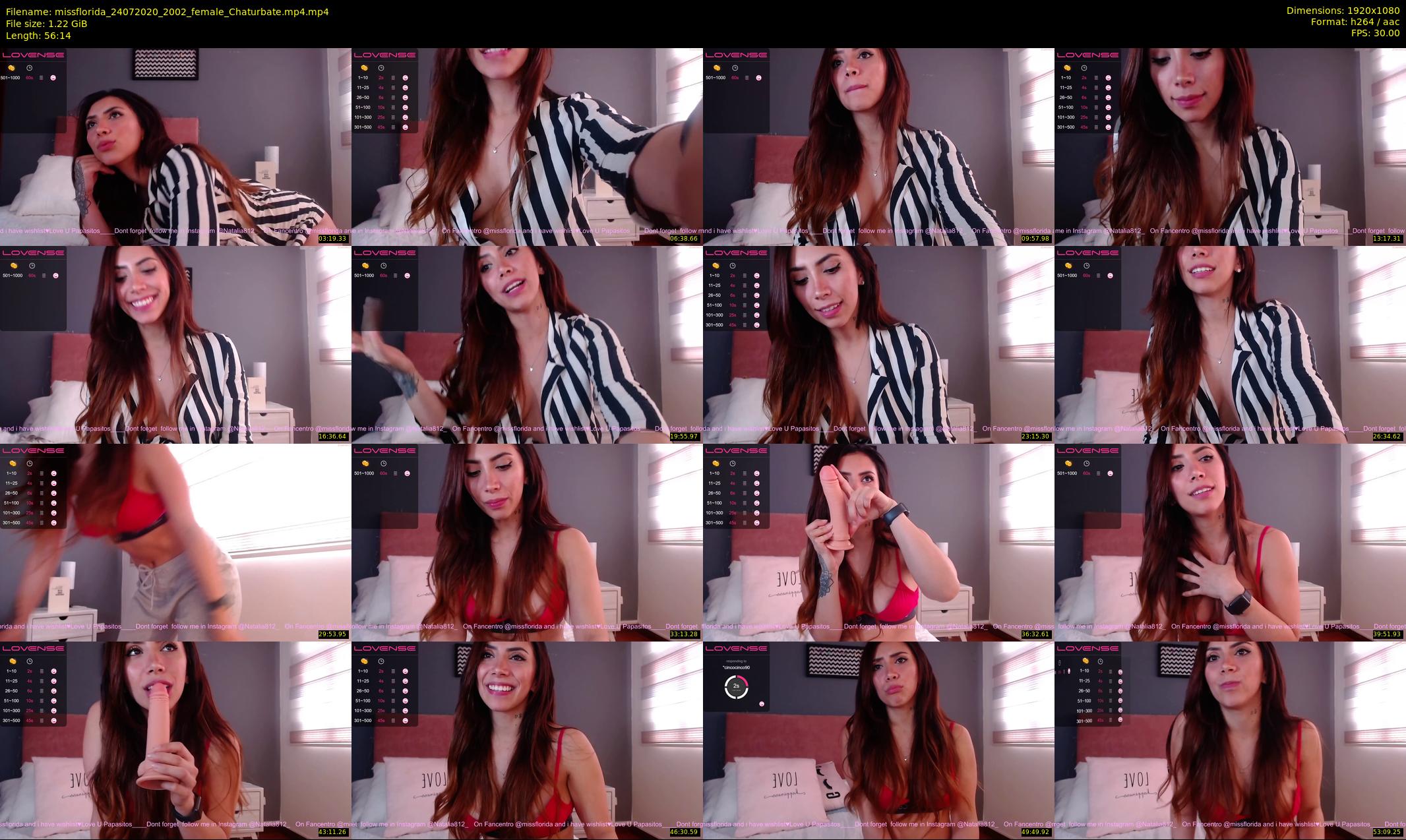 missflorida — 57 minute Chaturbate female cam show recording, 1080p, Jul 24, 2020