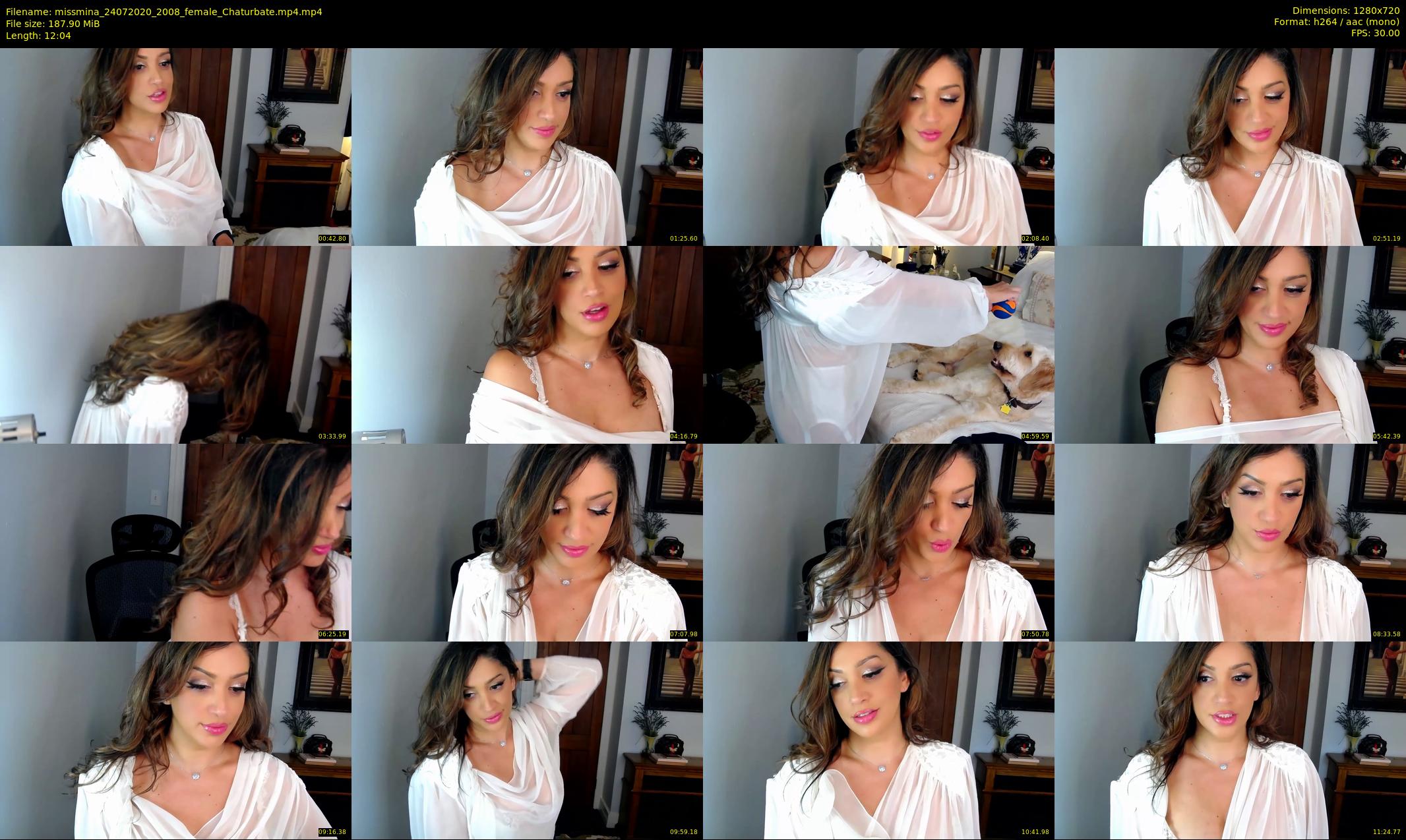 missmina — 13 minute Chaturbate female cam show recording, 720p, Jul 24, 2020