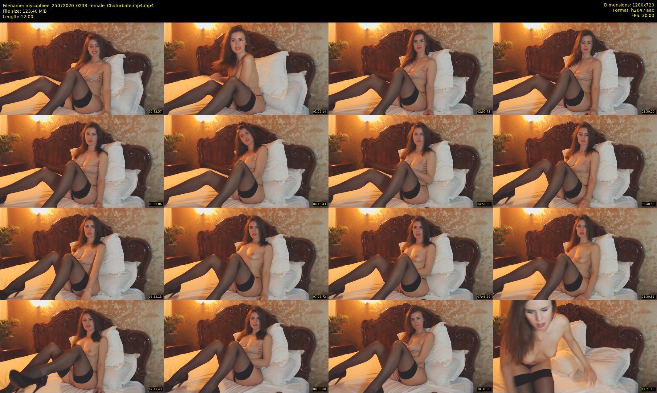 mysophiee — 12 minute Chaturbate female cam show recording, 720p, Jul 25, 2020