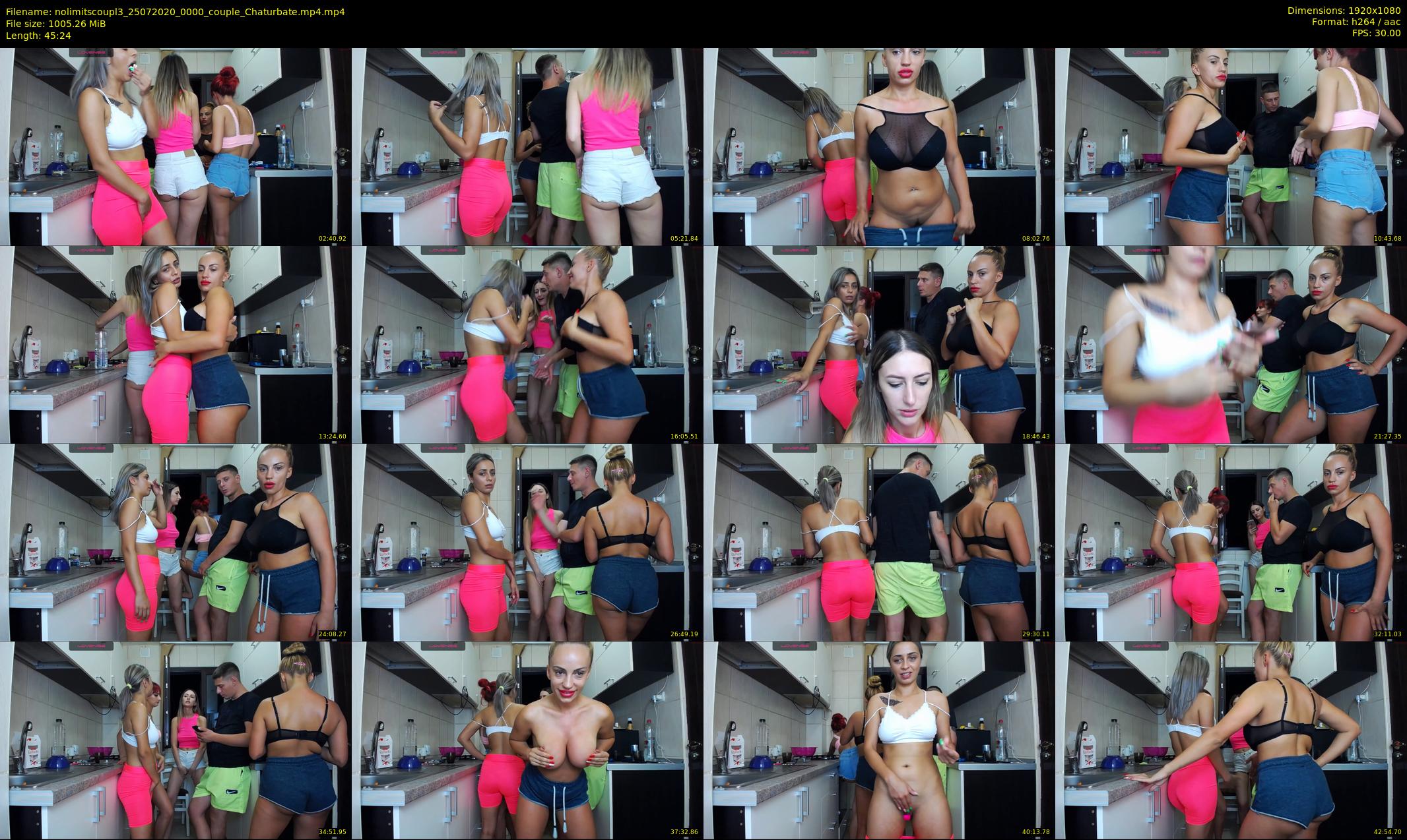 nolimitscoupl3 — 46 minute Chaturbate couple cam show recording, 1080p, Jul 25, 2020