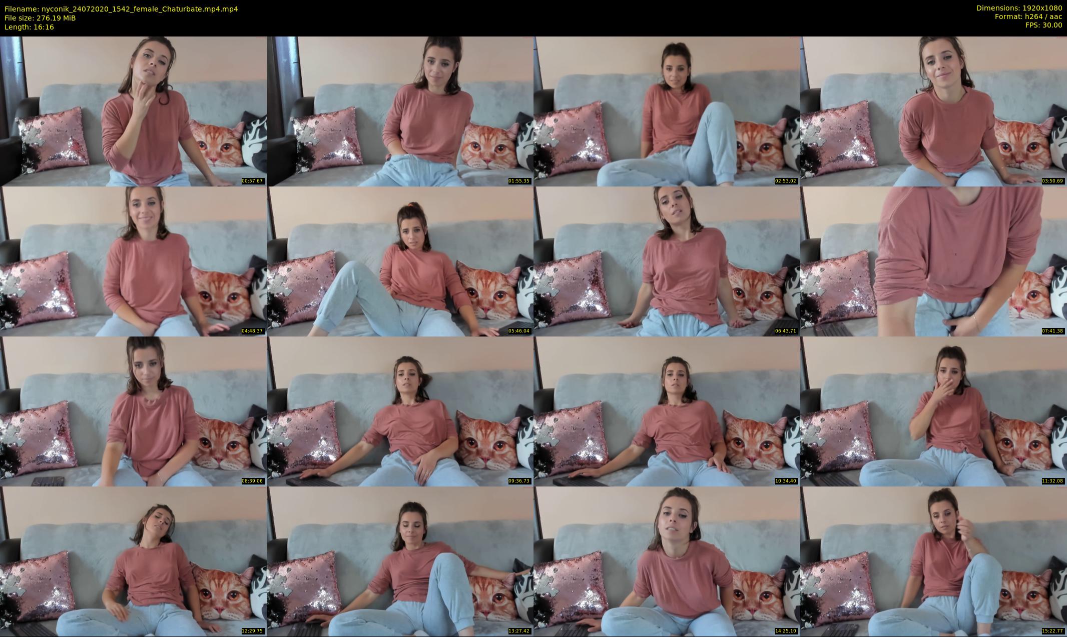 nyconik — 17 minute Chaturbate female cam show recording, 1080p, Jul 24, 2020