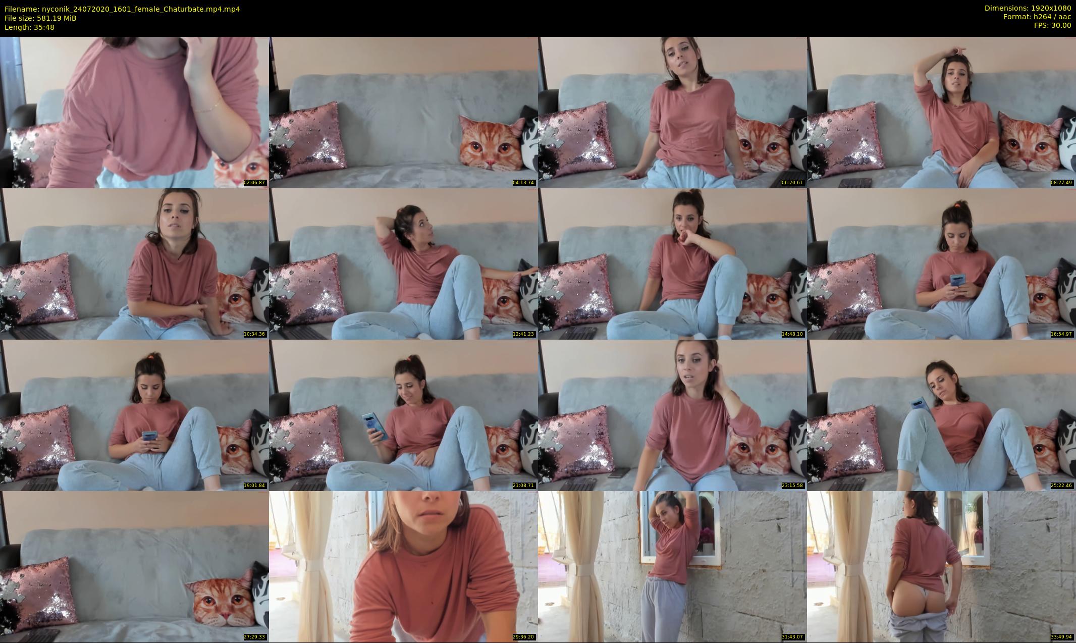 nyconik — 36 minute Chaturbate female cam show recording, 1080p, Jul 24, 2020