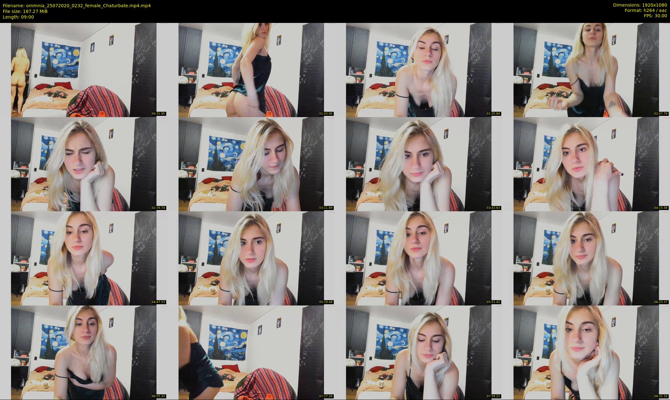 ommnia — 9 minute Chaturbate female cam show recording, 1080p, Jul 25, 2020