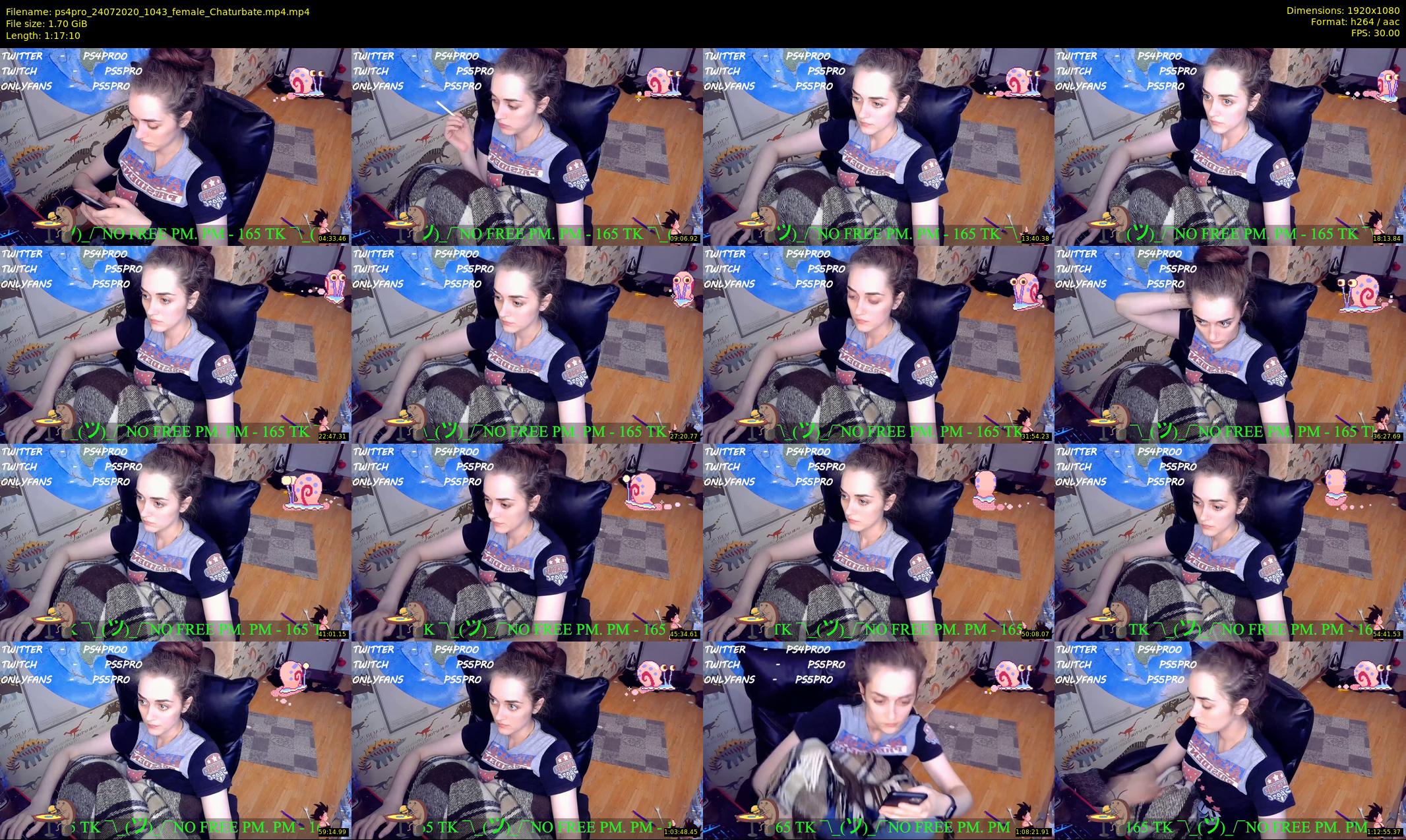 ps4pro — 78 minute Chaturbate female cam show recording, 1080p, Jul 24, 2020