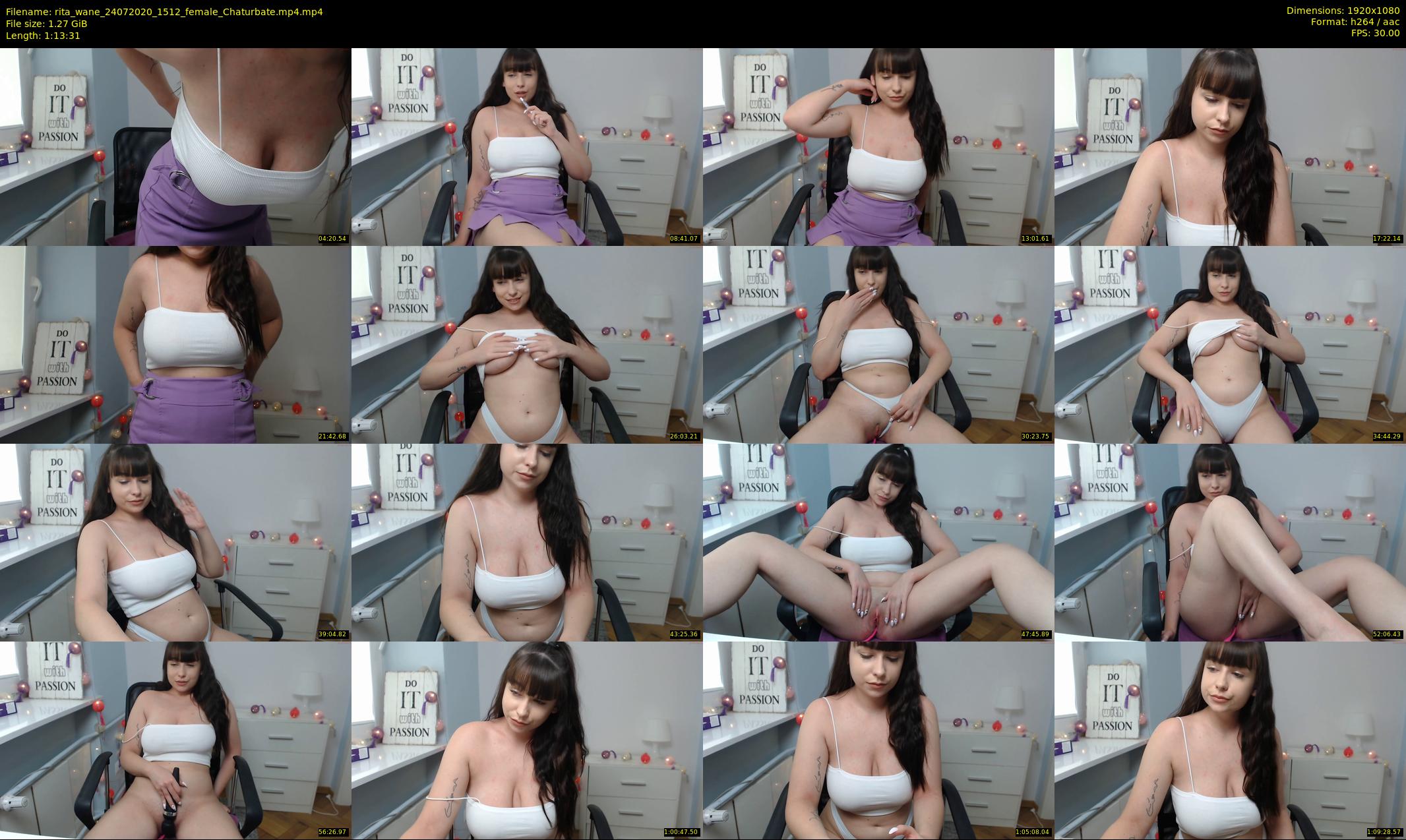 rita_wane — 74 minute Chaturbate female cam show recording, 1080p, Jul 24, 2020