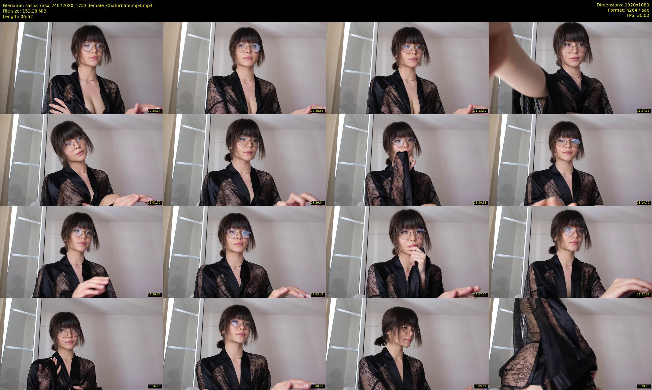 sasha_ursx — 7 minute Chaturbate female cam show recording, 1080p, Jul 24, 2020