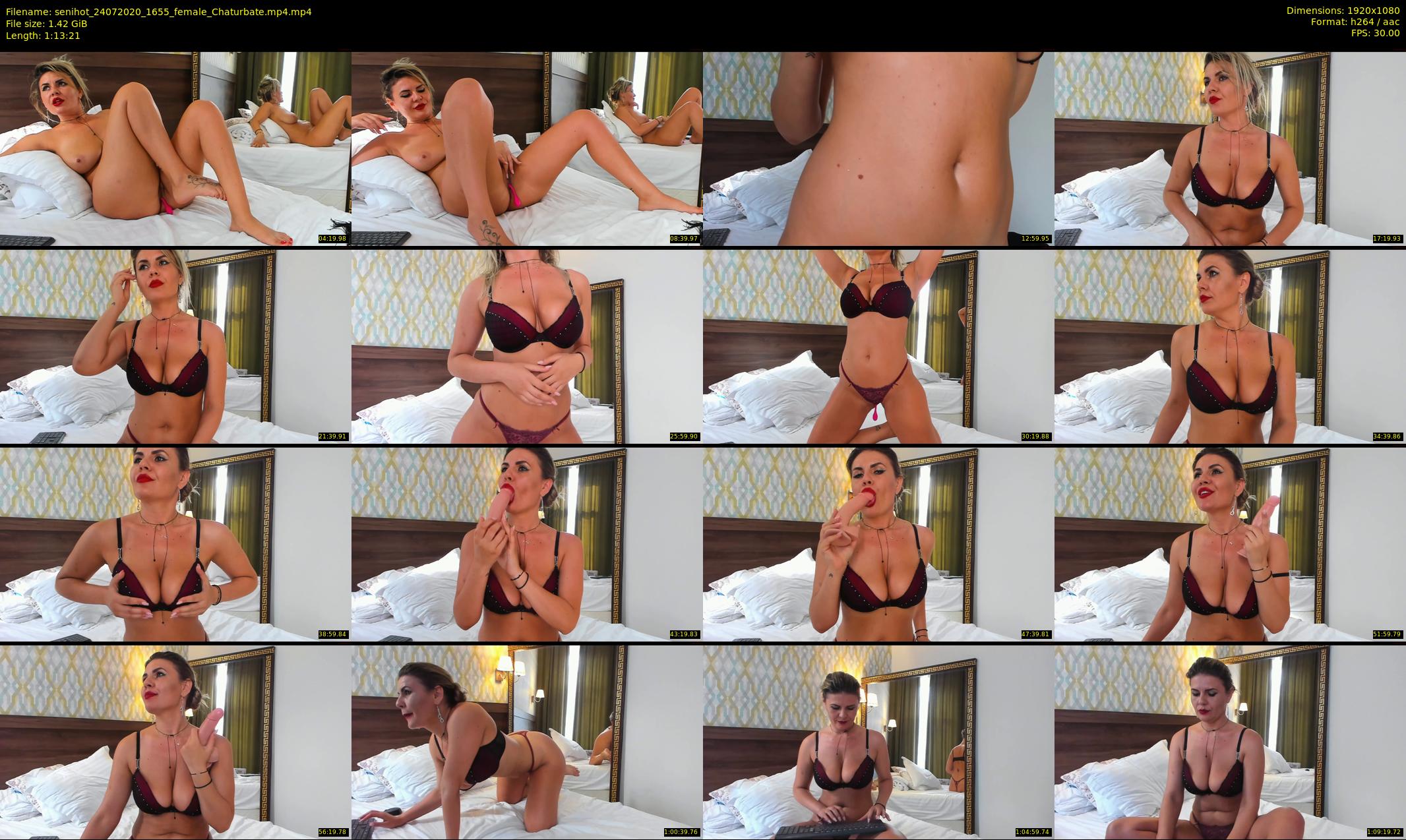 senihot — 74 minute Chaturbate female cam show recording, 1080p, Jul 24, 2020