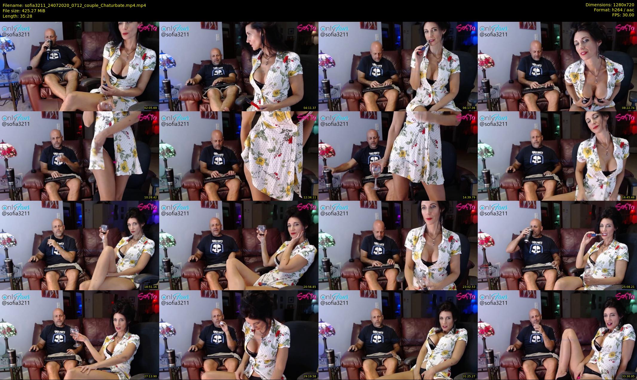 sofia3211 — 36 minute Chaturbate couple cam show recording, 720p, Jul 24, 2020