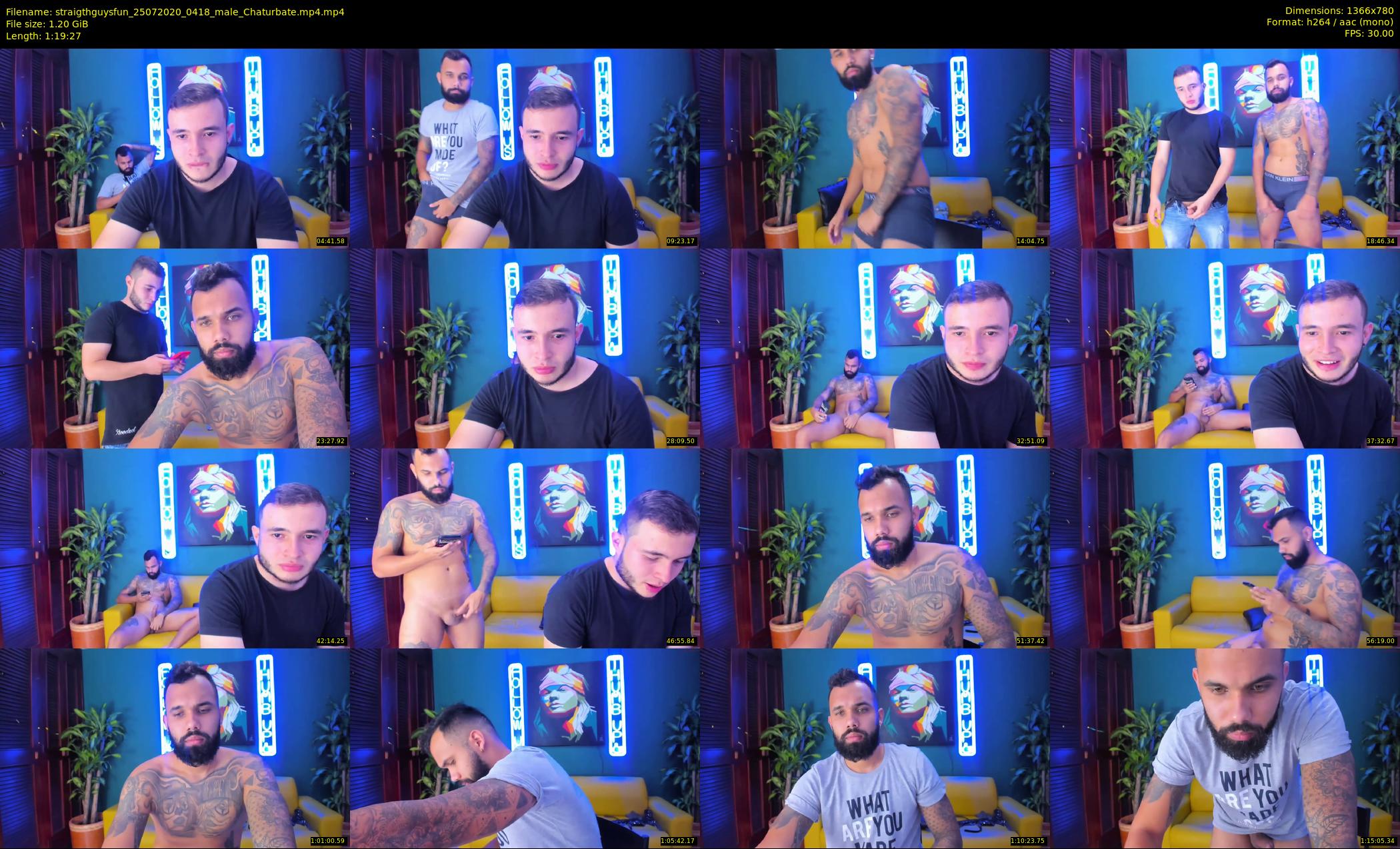 straigthguysfun — 80 minute Chaturbate male cam show recording, 720p, Jul 25, 2020