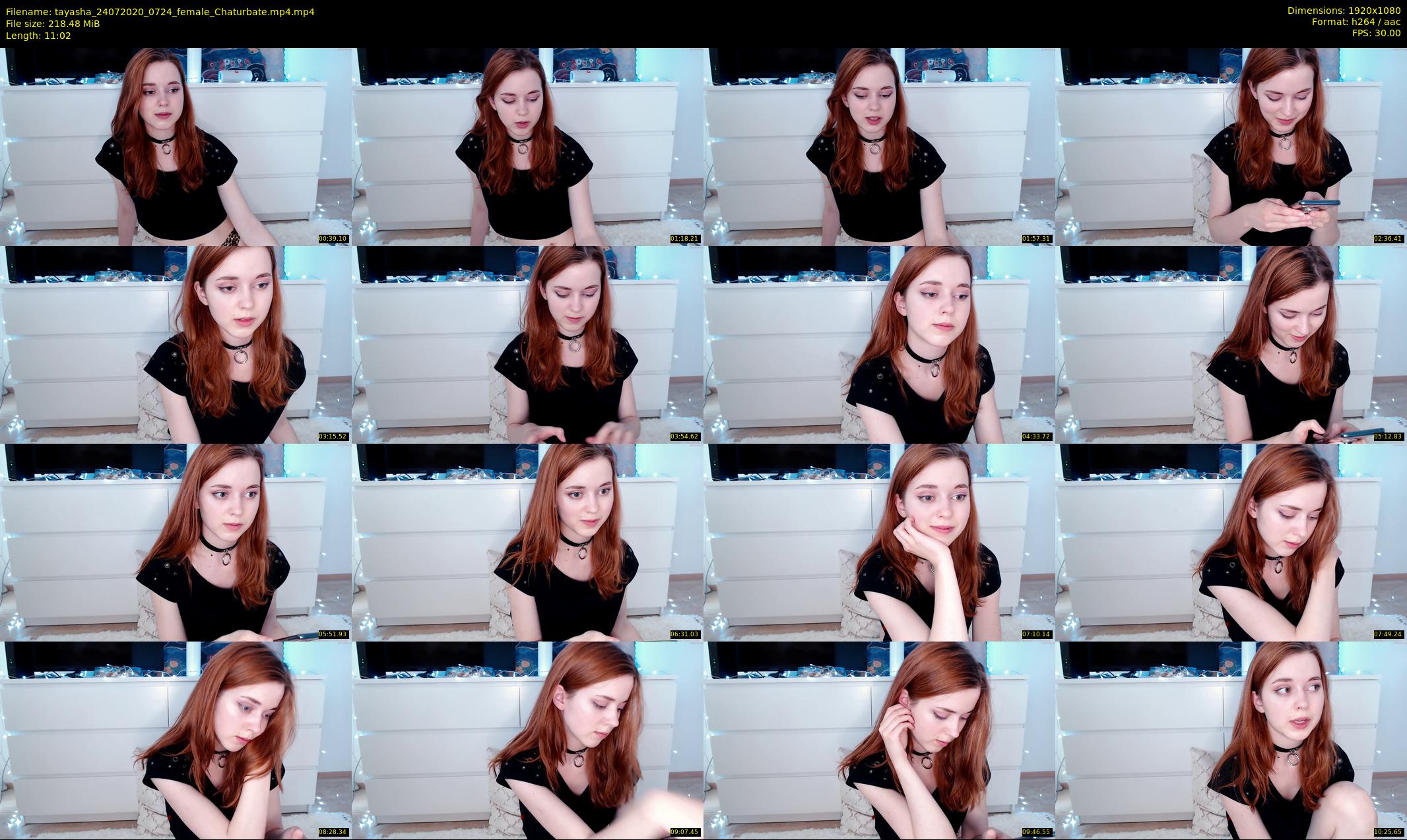 tayasha — 12 minute Chaturbate female cam show recording, 1080p, Jul 24, 2020