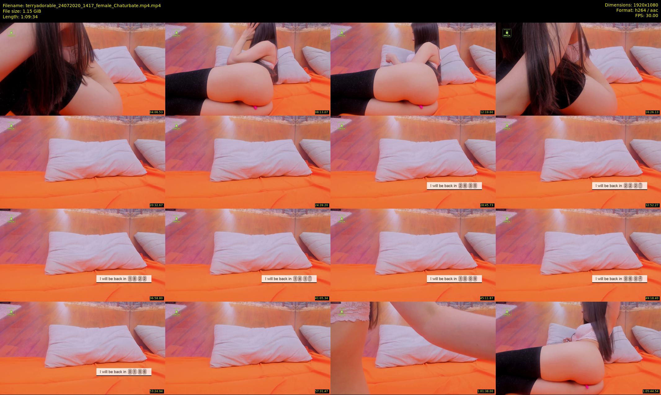 terryadorable — 70 minute Chaturbate female cam show recording, 1080p, Jul 24, 2020