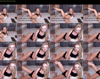 urblonde001 — 22 minute Chaturbate female cam show recording, 1080p, Jul 24, 2020